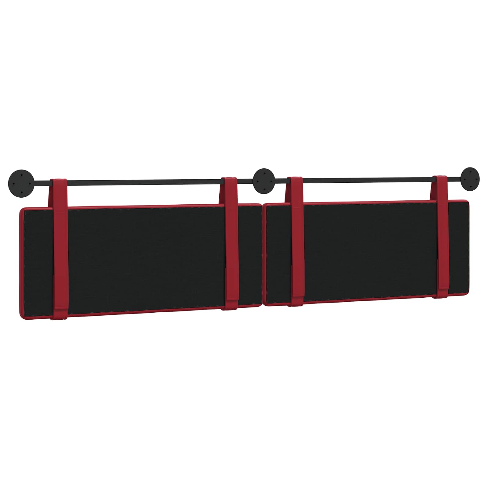 Tête de lit suspendue Bordeaux 210 x 55 x 5 cm Simili cuir - XIOS