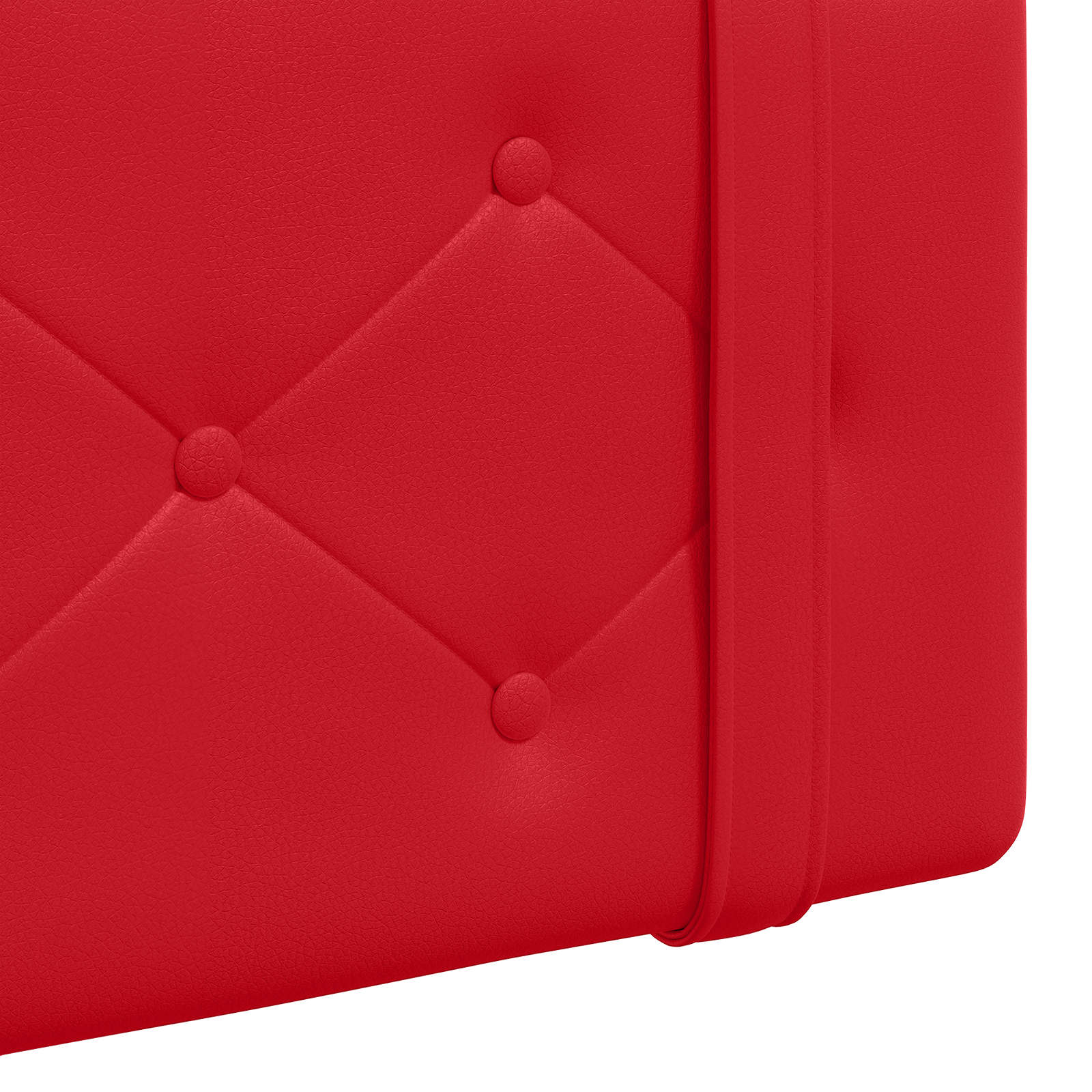 Tête de lit suspendue Rouge 210 x 55 x 5 cm Simili cuir - XIOS