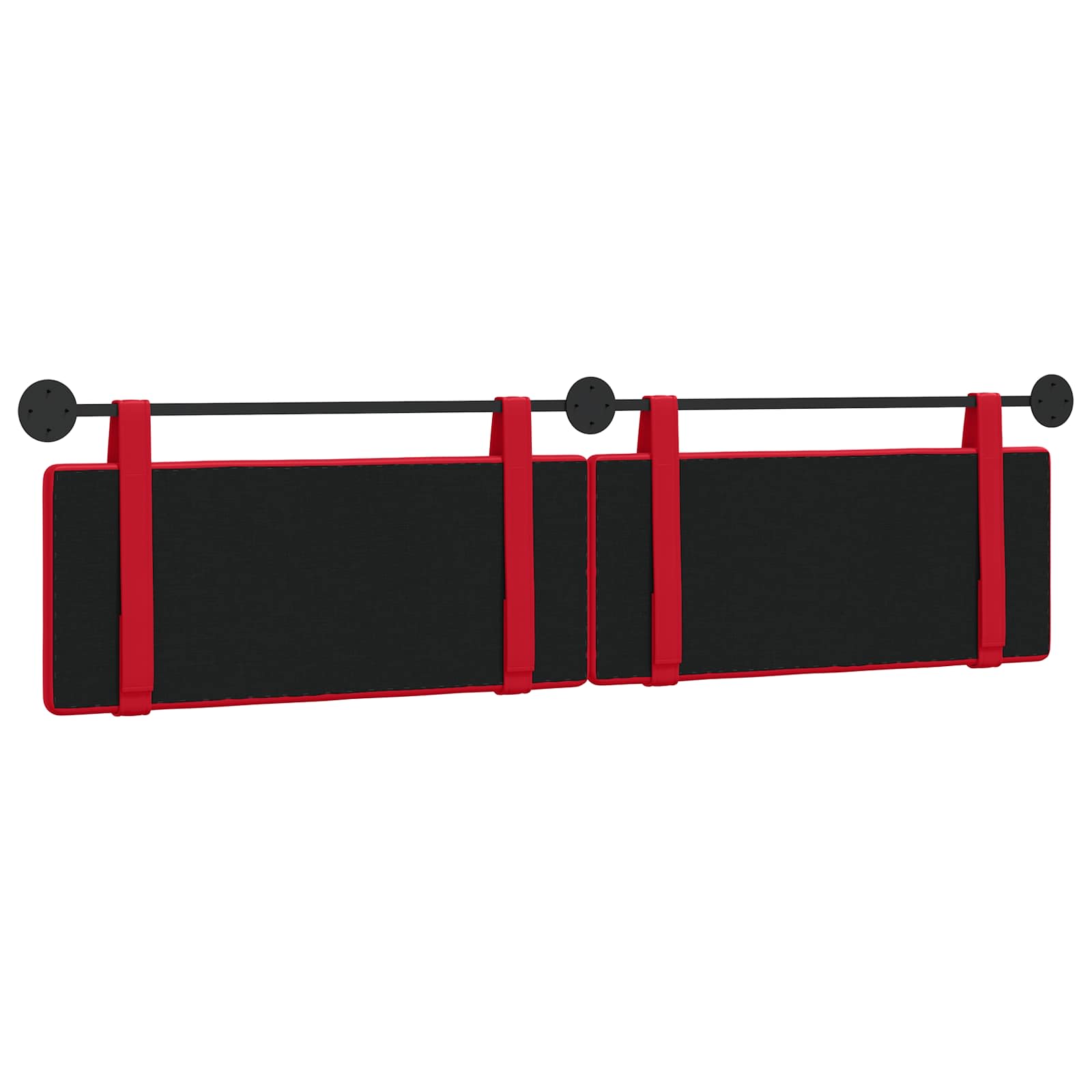 Tête de lit suspendue Rouge 210 x 55 x 5 cm Simili cuir - XIOS