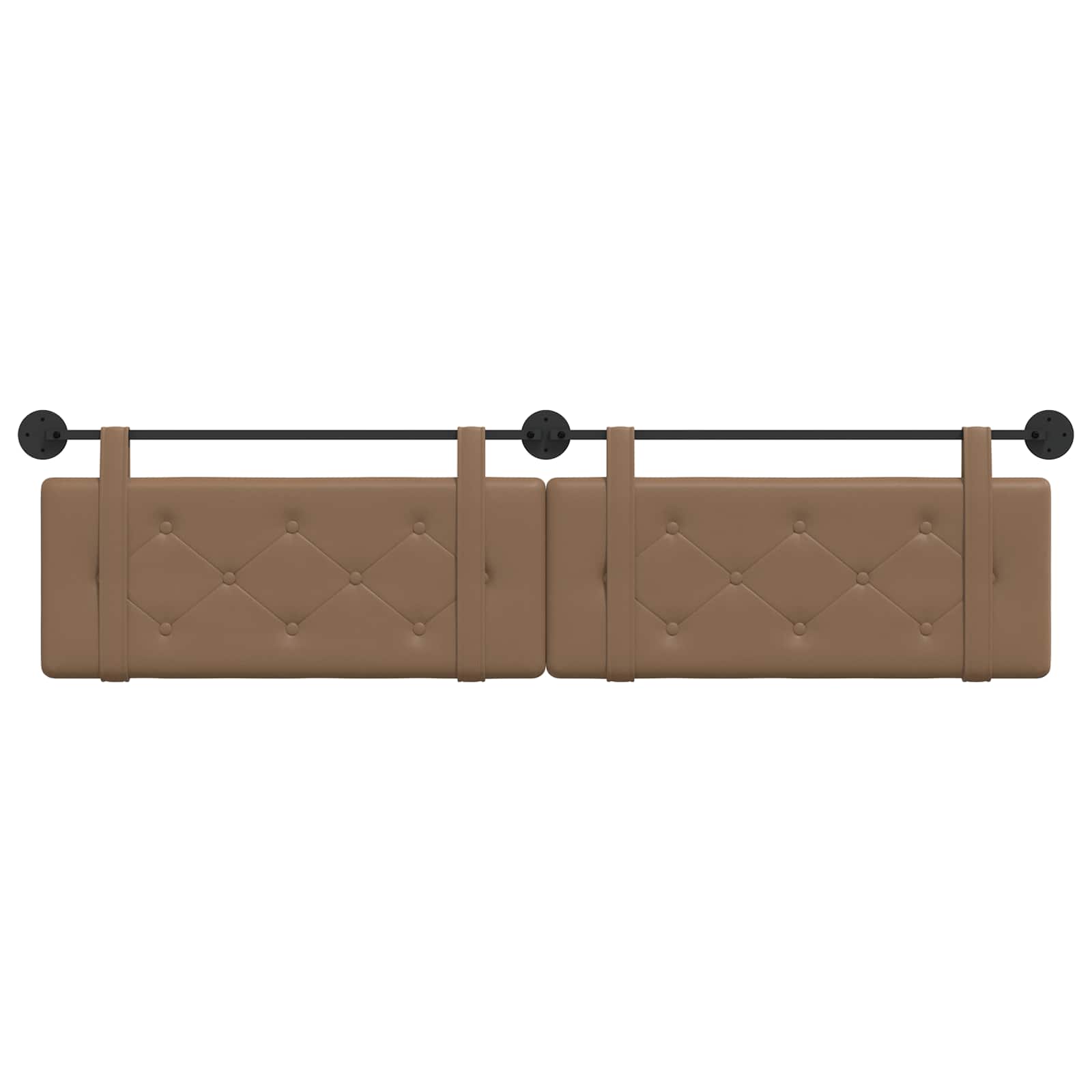 Tête de lit suspendue Cappuccino 210 x 55 x 5 cm Simili cuir - XIOS
