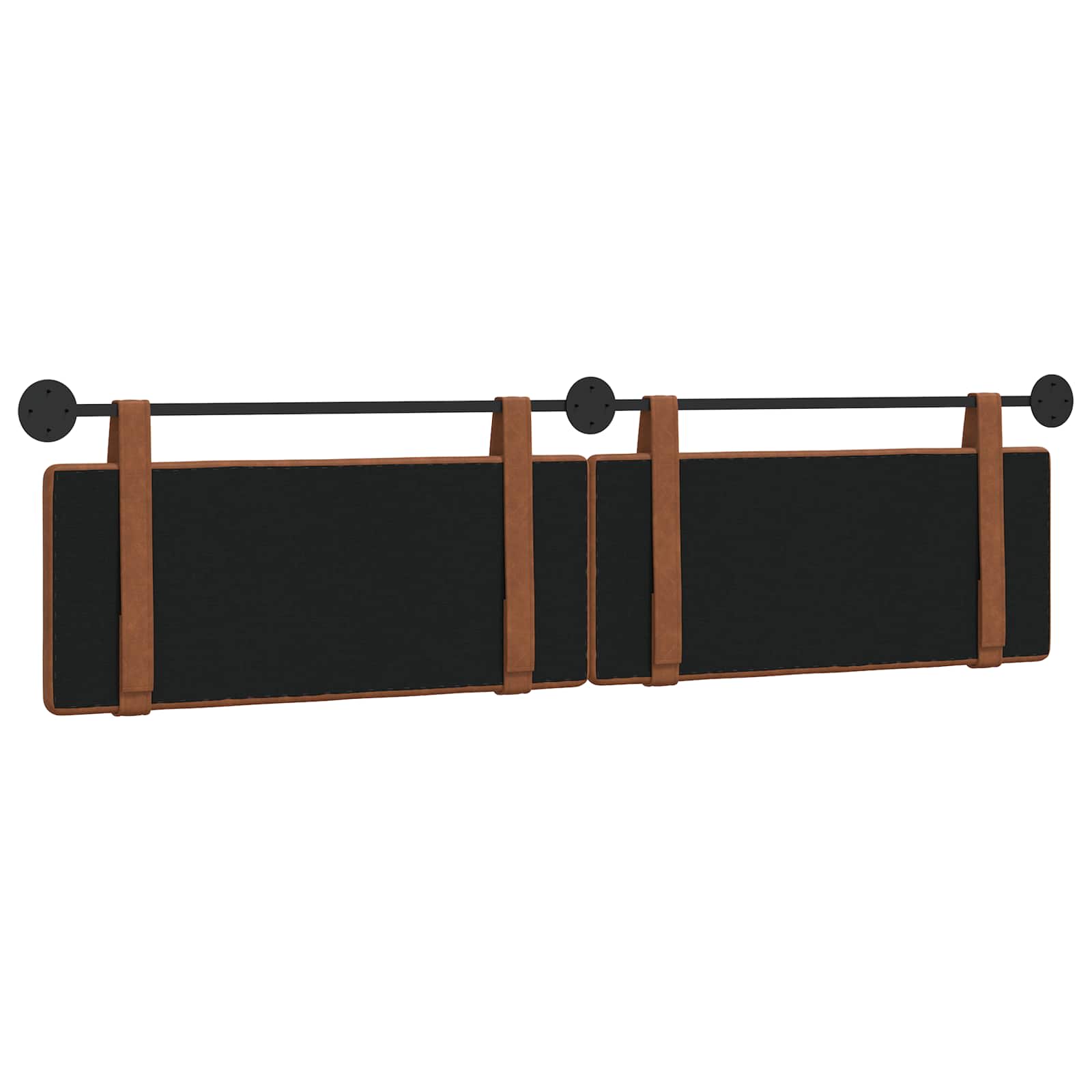 marron 2 pcs Marron 200 x 5 x 40 cm Panneau de particules - XIOS