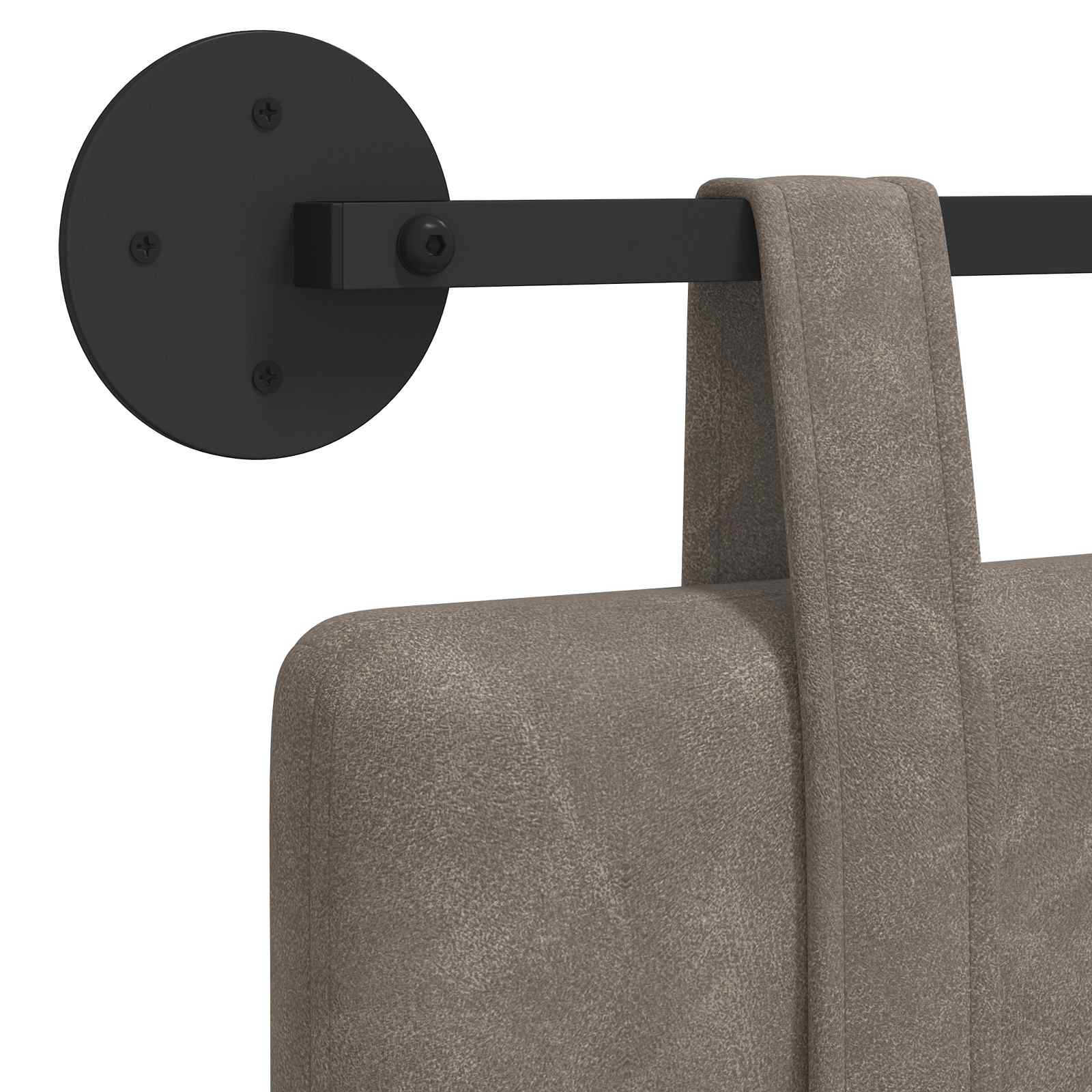 Tête de lit suspendue Gris 210 x 55 x 5 cm PU antique - XIOS