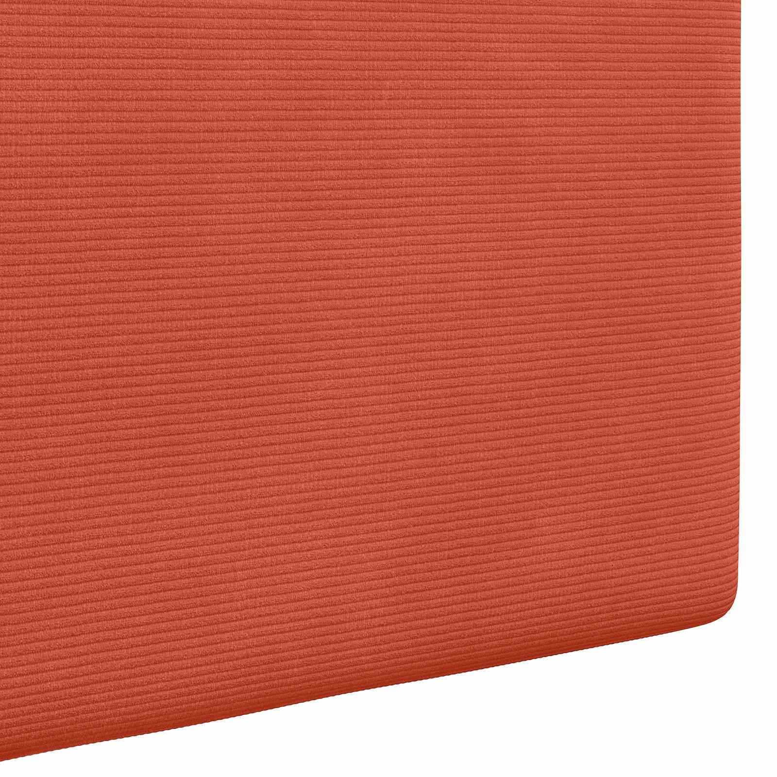 Tête de lit suspendue Rouge orange Tissu en velours côtelé - XIOS