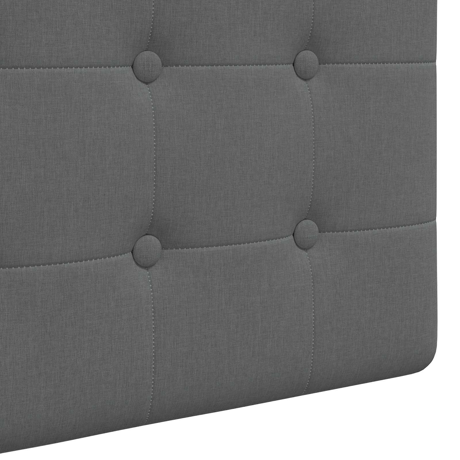 Tête de lit suspendue Gris foncé Tissu - XIOS