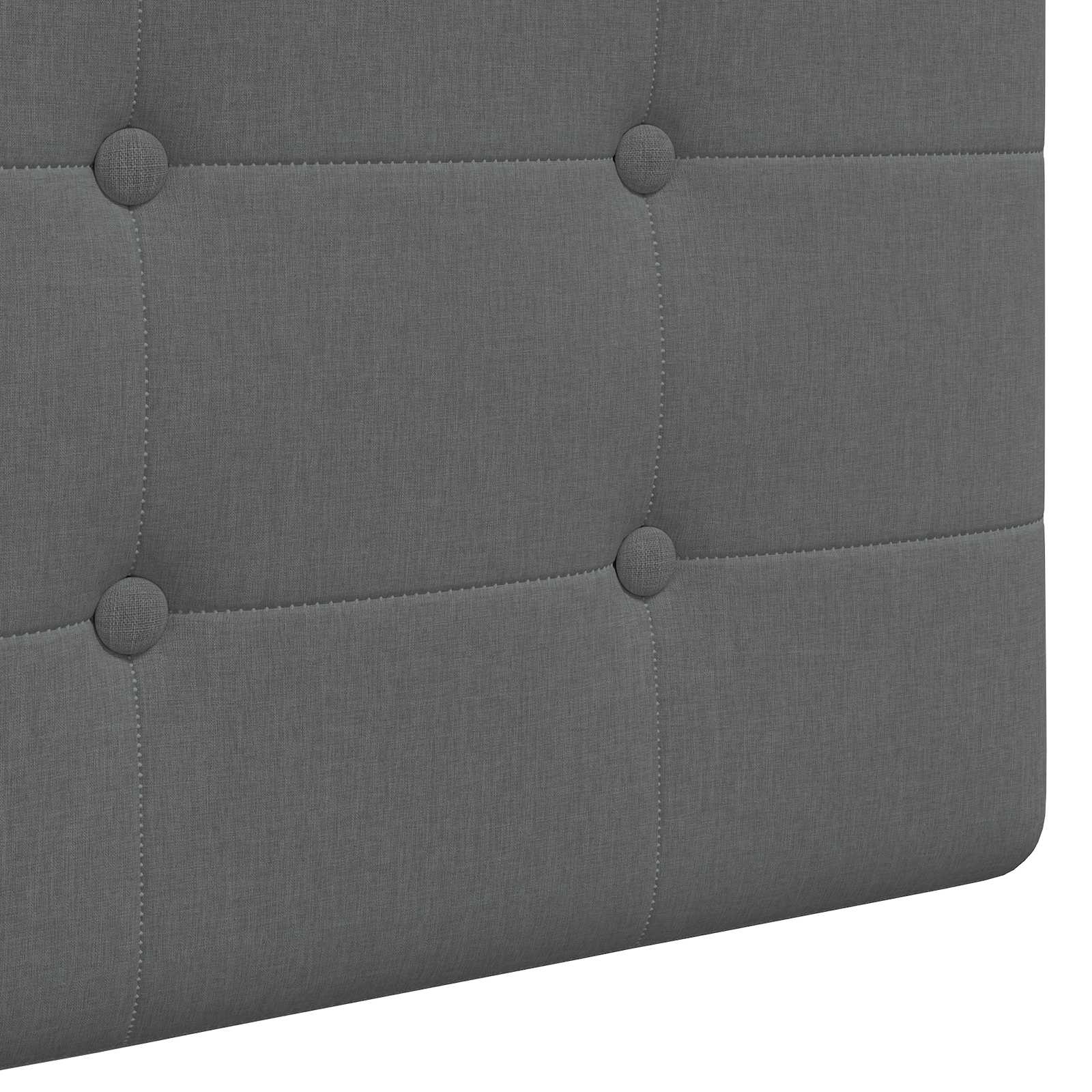 Tête de lit suspendue Gris foncé Tissu - XIOS