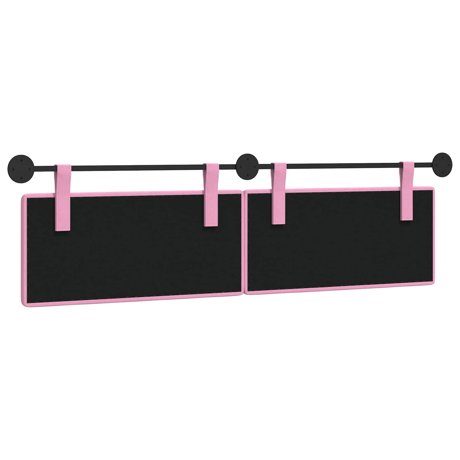 Tête de lit suspendue Rose Tissu - XIOS