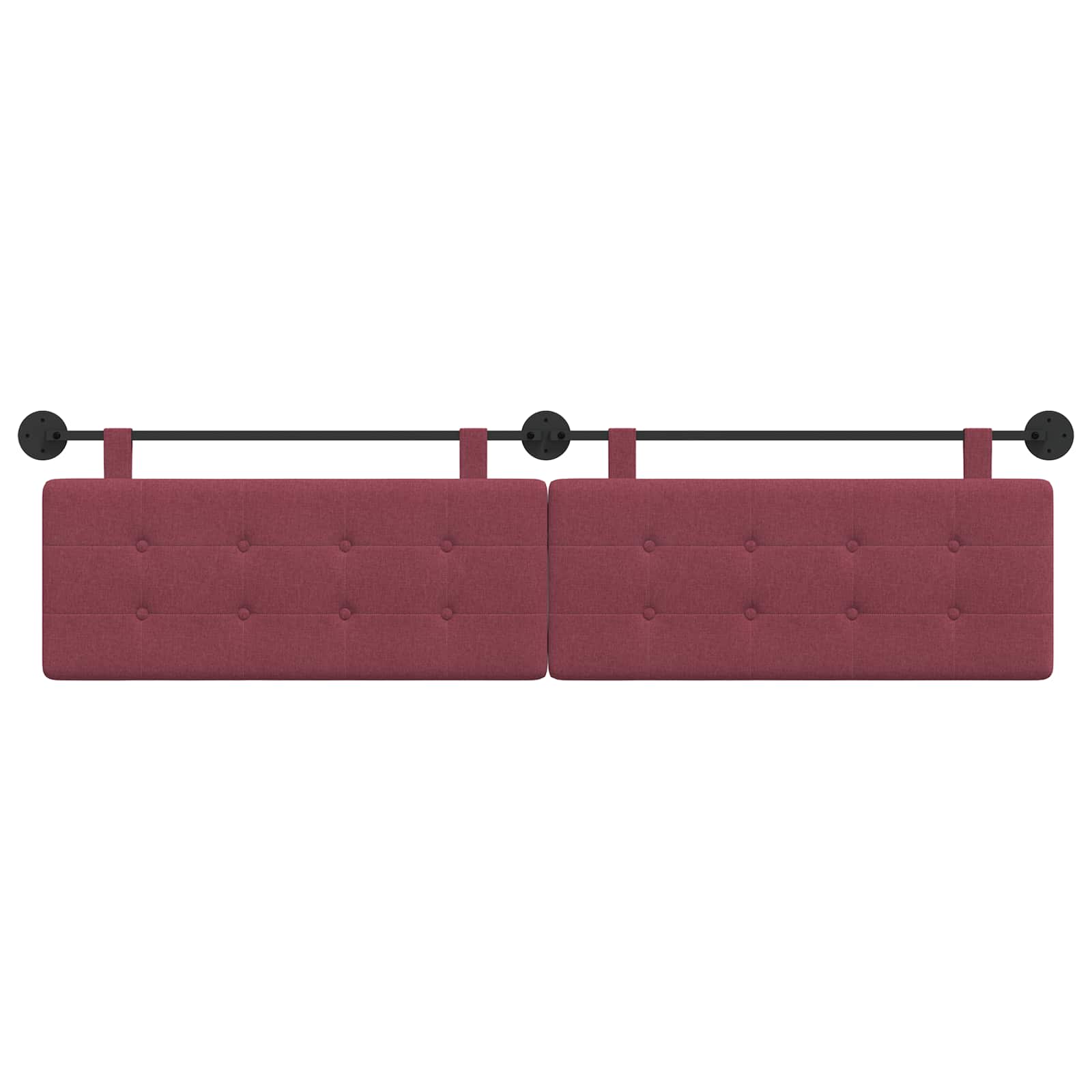 Tête de lit suspendue Bordeaux Tissu - XIOS
