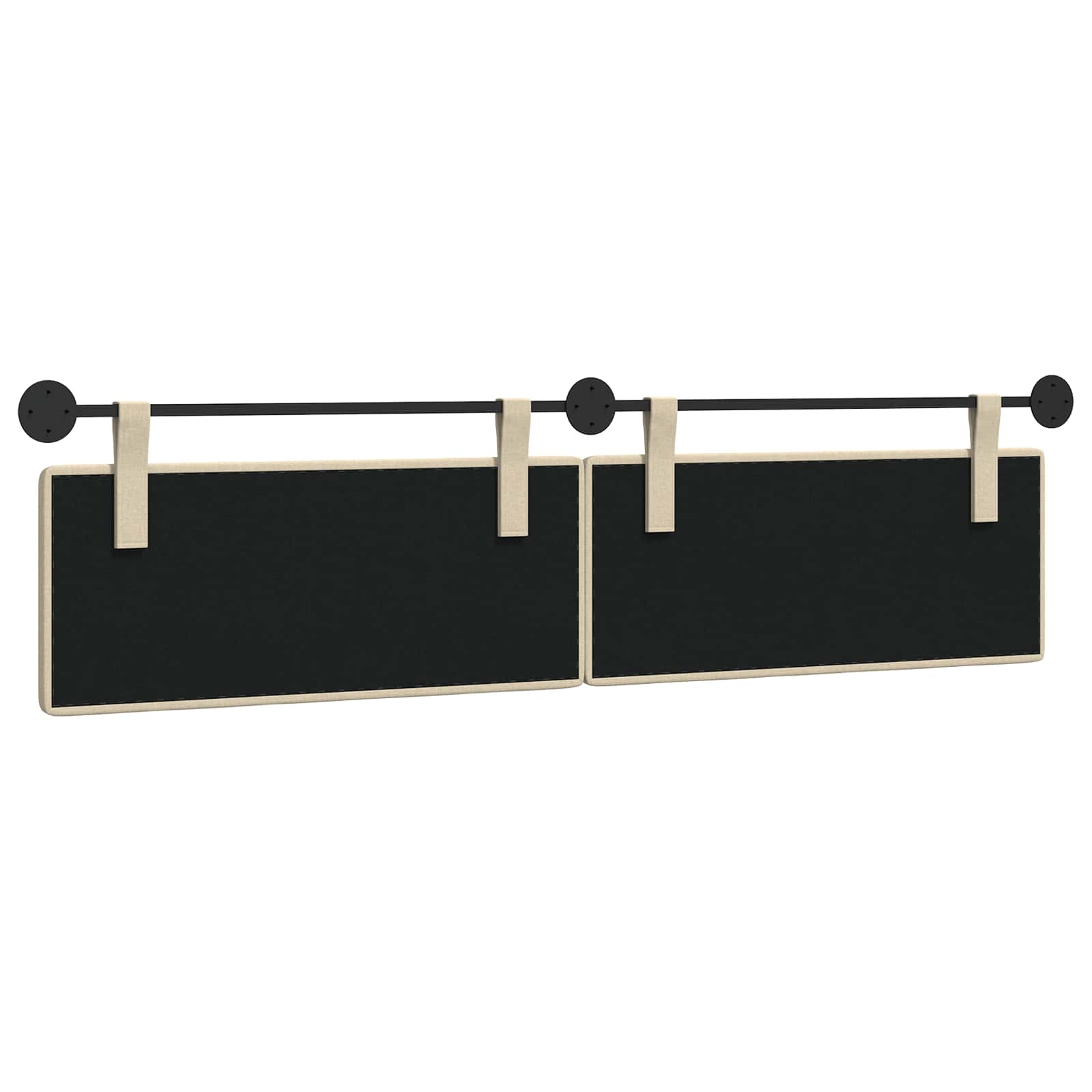 Tête de lit suspendue Crème tissu - XIOS