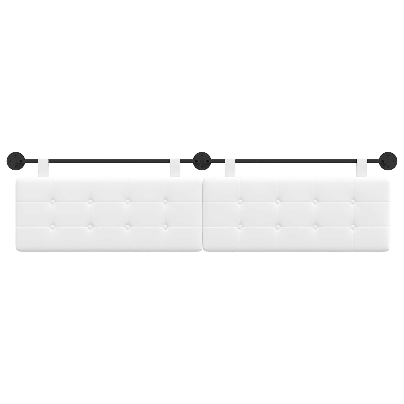 Tête de lit suspendue Blanc tissu - XIOS