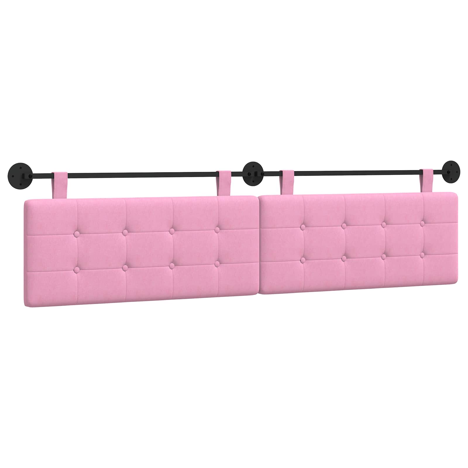 Tête de lit suspendue Rose tissu - XIOS