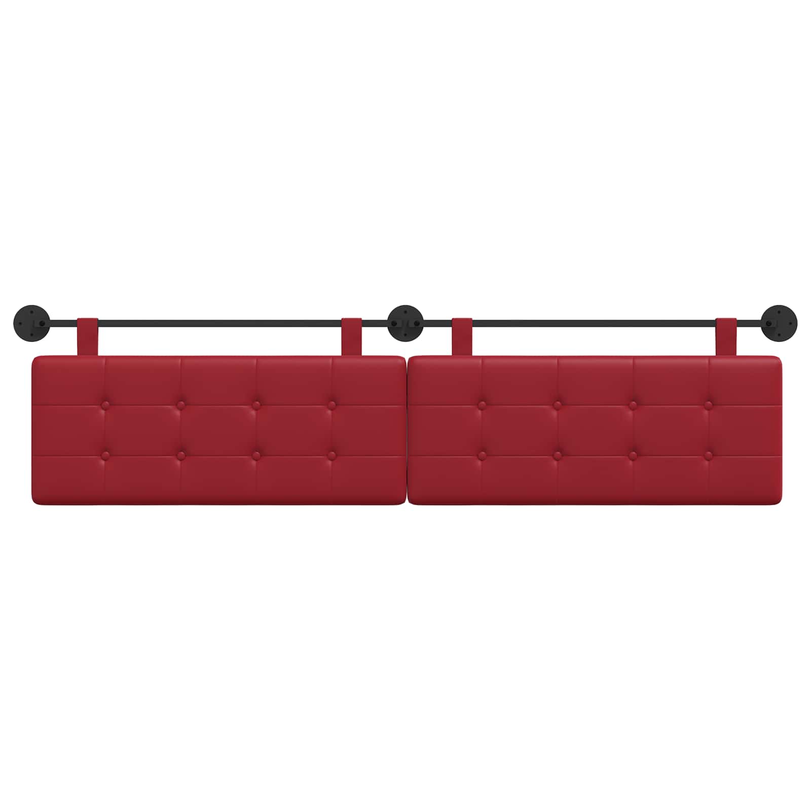 Tête de lit suspendue Bordeaux Simili cuir - XIOS