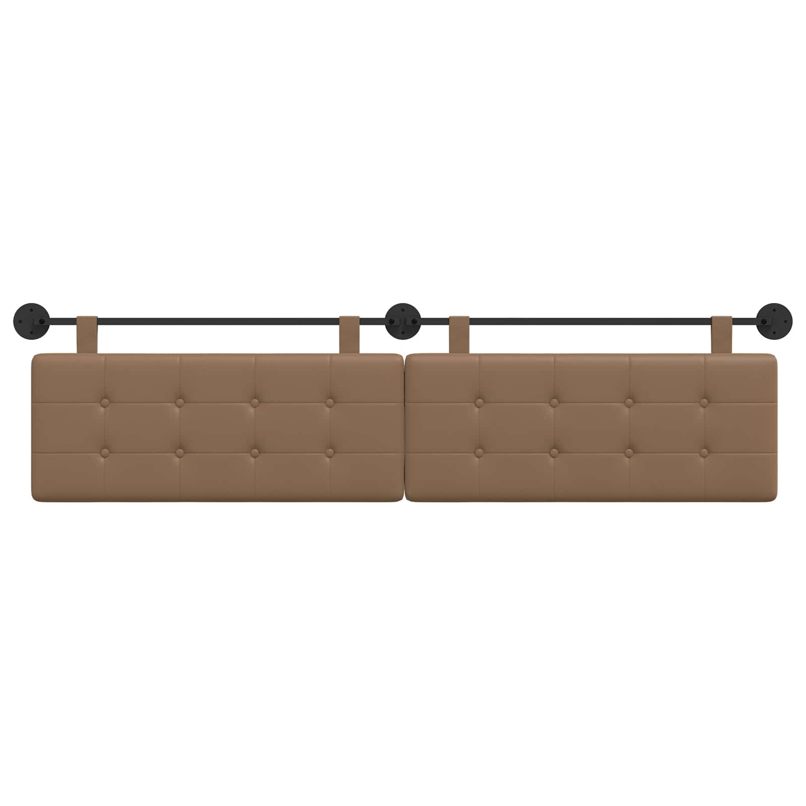 Tête de lit suspendue Cappuccino Simili cuir - XIOS