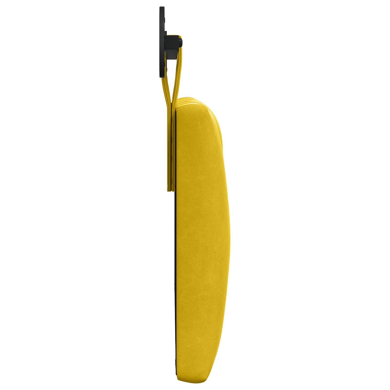 Tête de lit suspendue Jaune Velours - XIOS