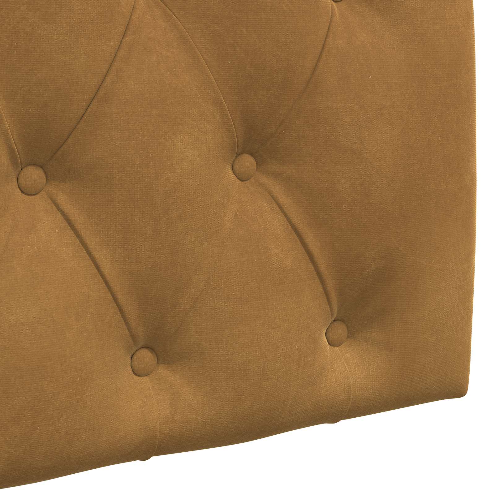 Tête de lit suspendue Marron 90 x 55 x 7 cm Velours - XIOS