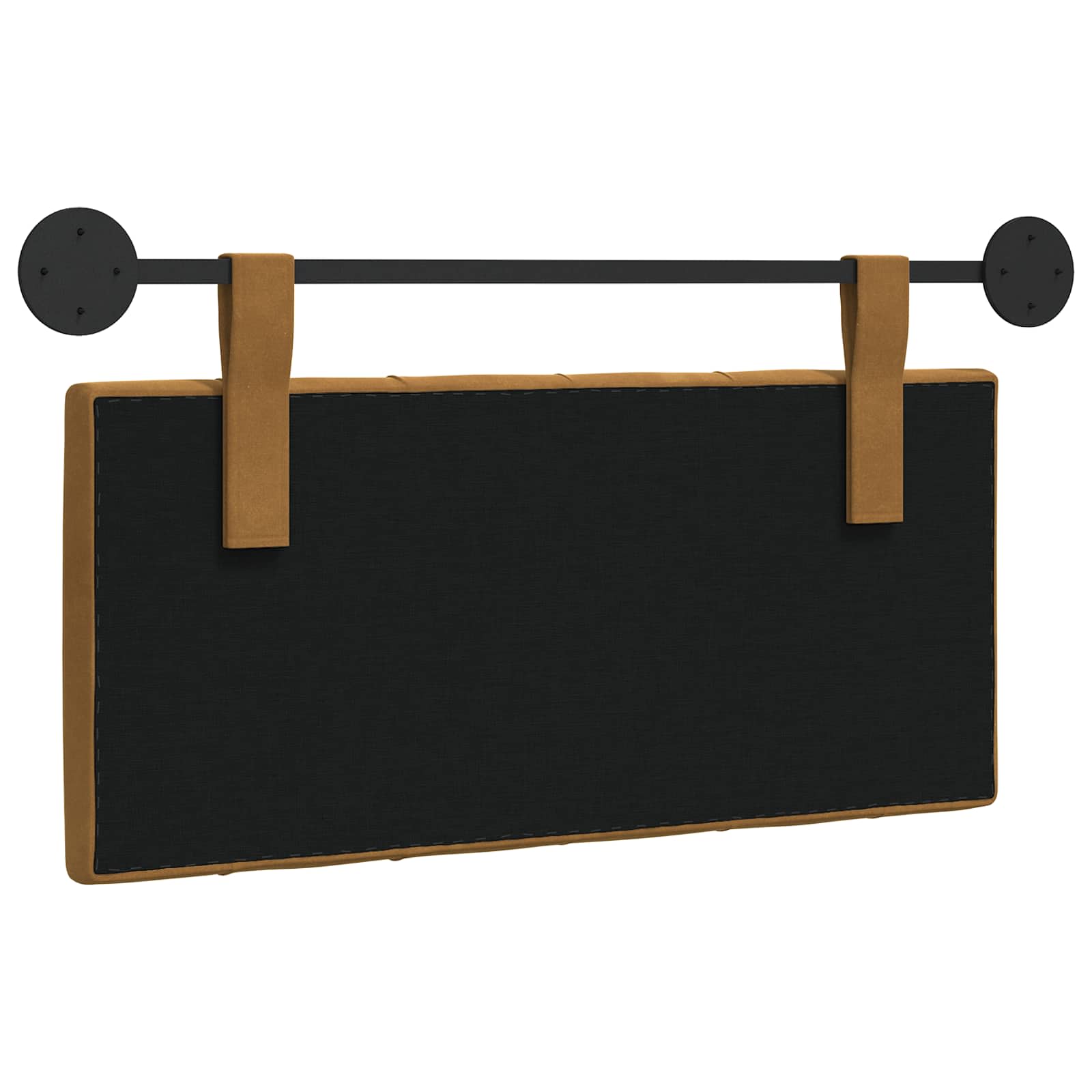 Tête de lit suspendue Marron 90 x 55 x 7 cm Velours - XIOS