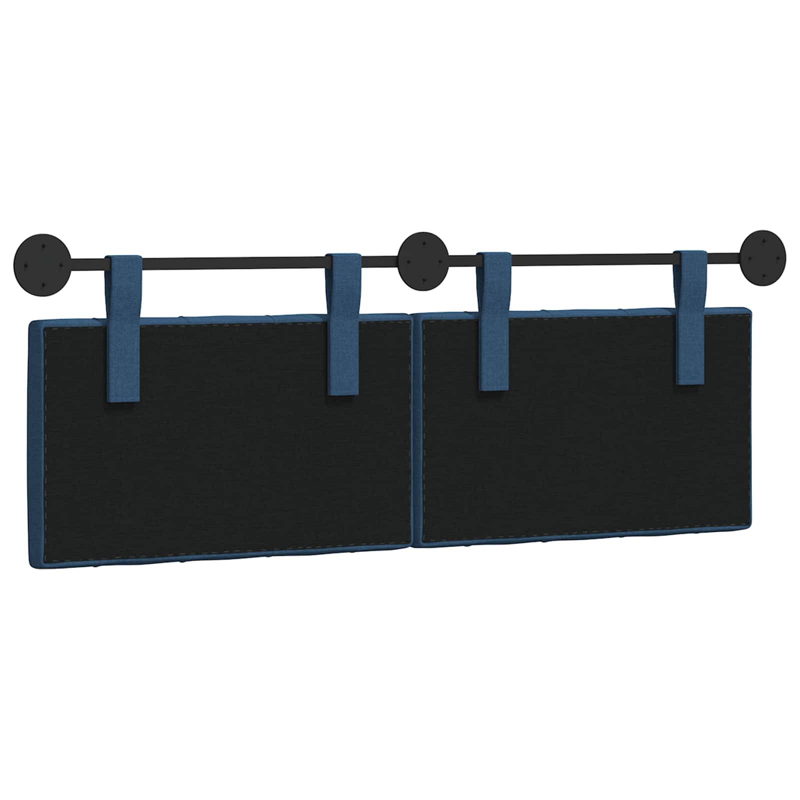 Tête de lit suspendue Bleu Tissu - XIOS