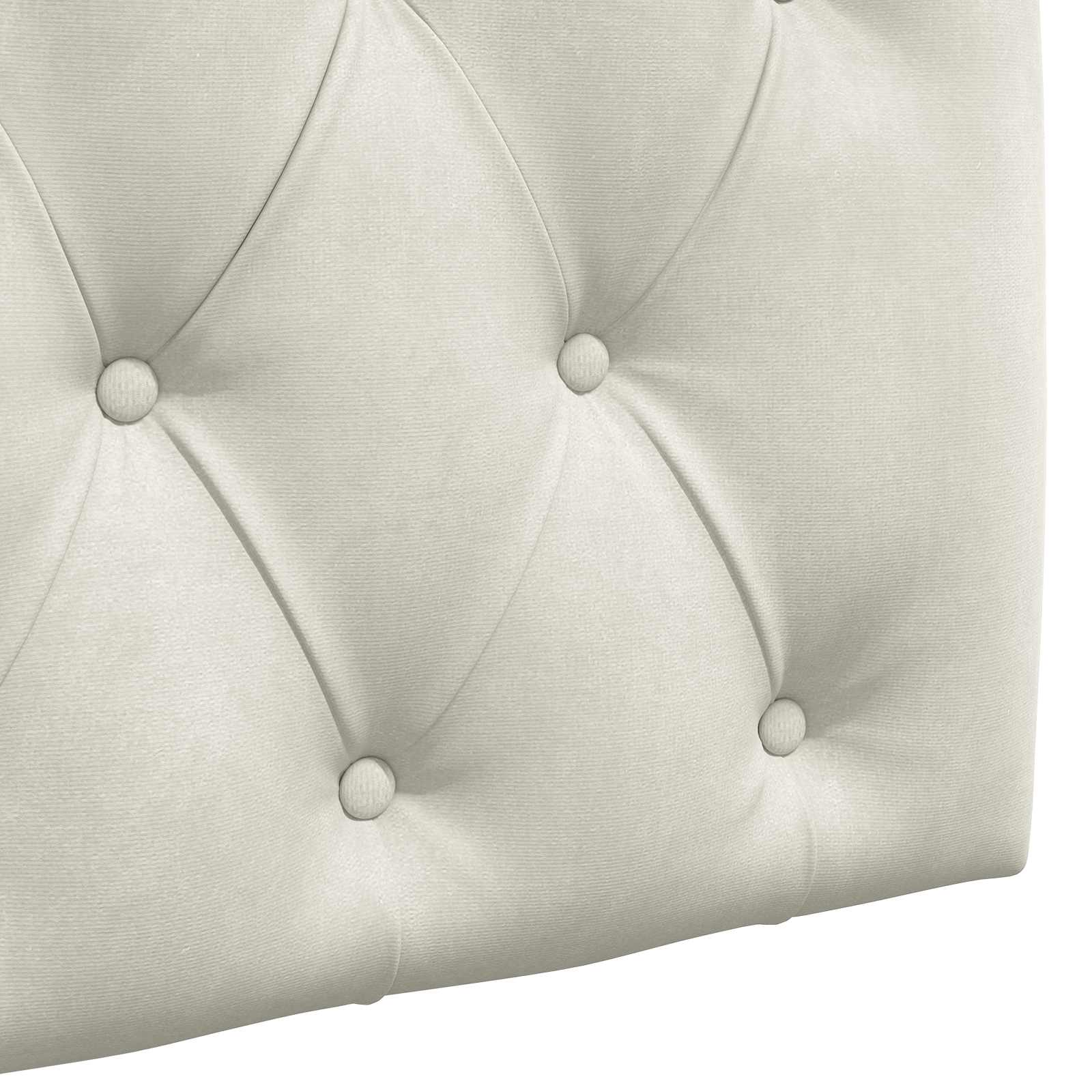 Tête de lit suspendue Avec lumière LED Crème Velours - XIOS