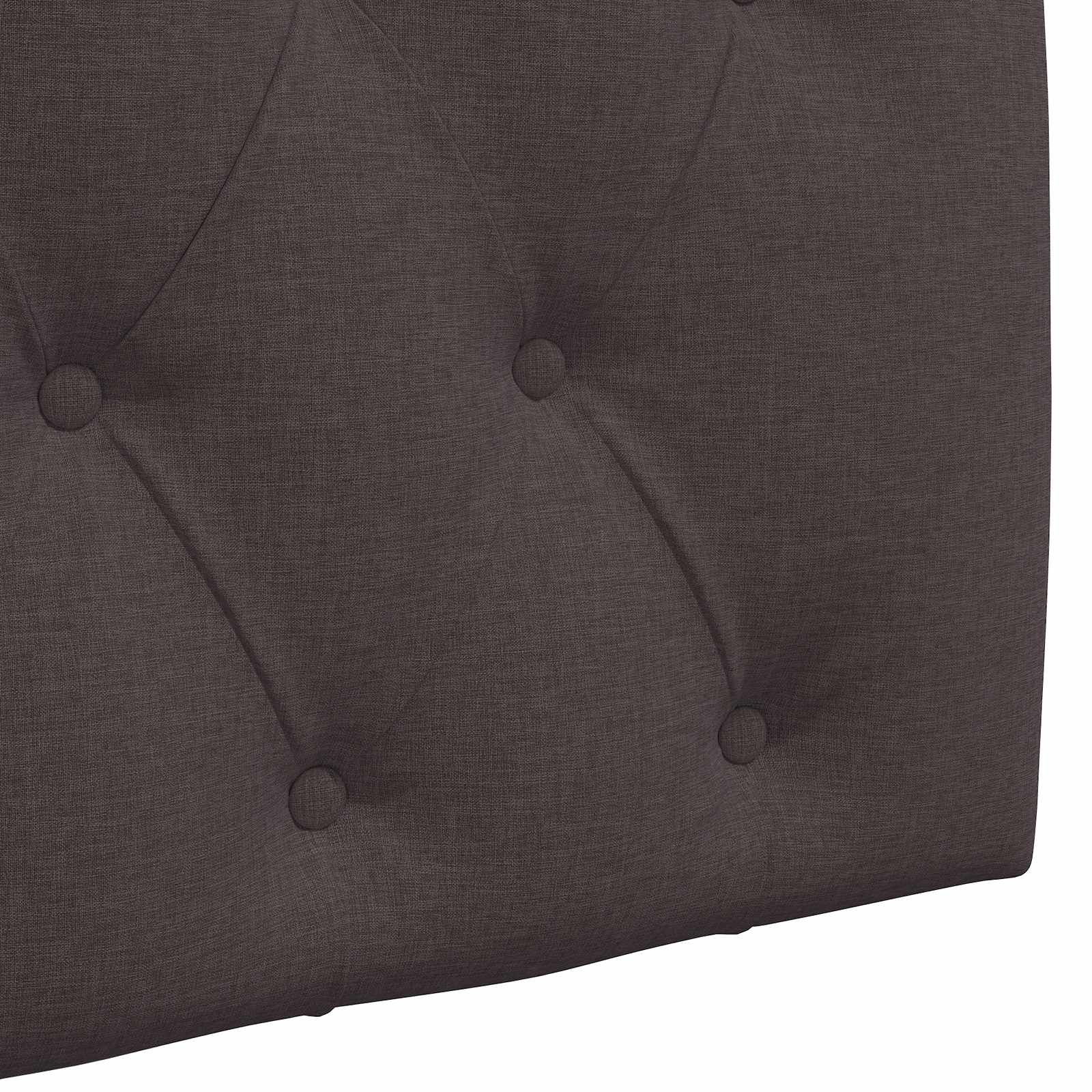 Tête de lit suspendue Marron foncé 190 x 55 x 7 cm tissu - XIOS