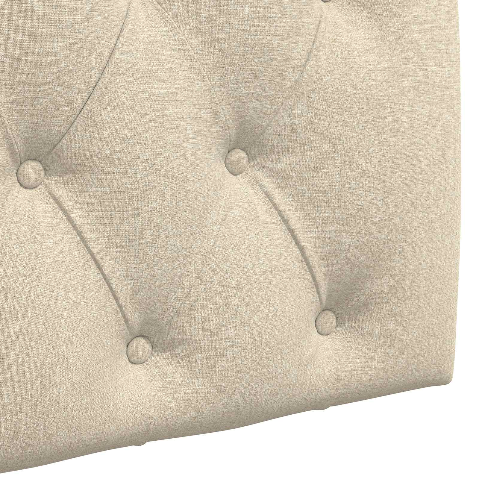 Tête de lit suspendue Crème Tissu - XIOS