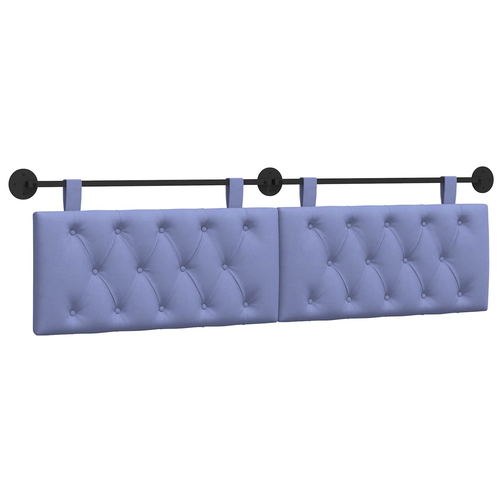 Tête de lit suspendue Bleu denim Tissu - XIOS