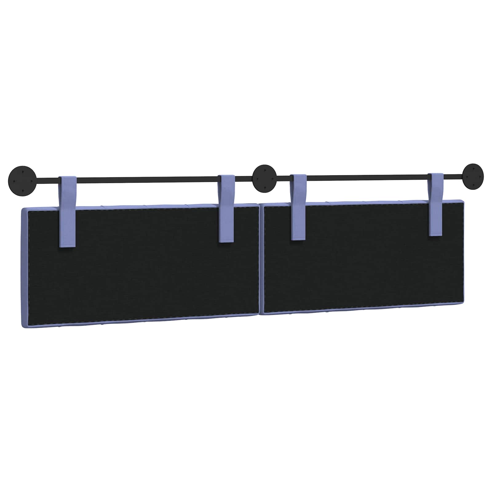 Tête de lit suspendue Bleu denim Tissu - XIOS
