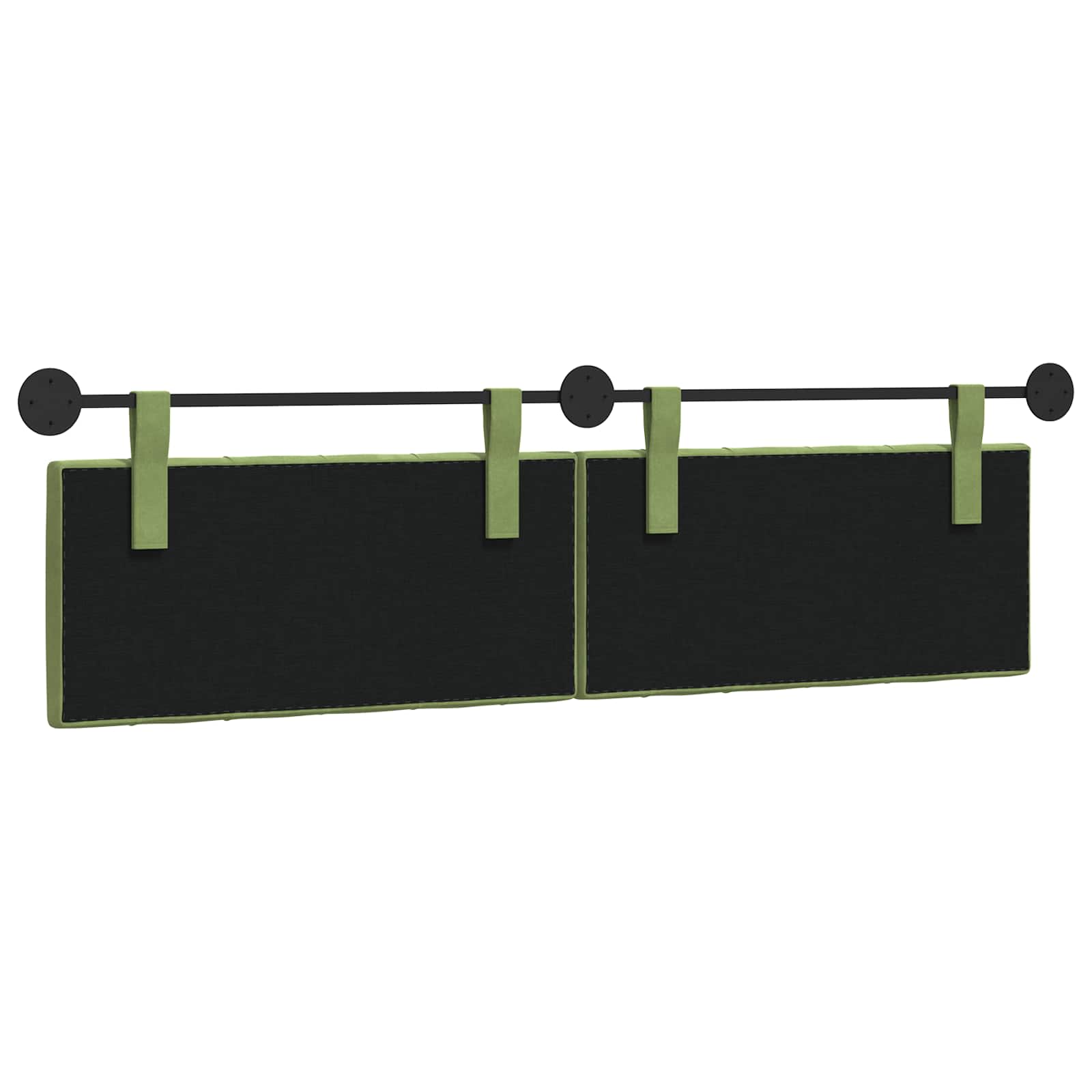 Tête de lit suspendue Vert clair 190 x 55 x 7 cm Velours - XIOS