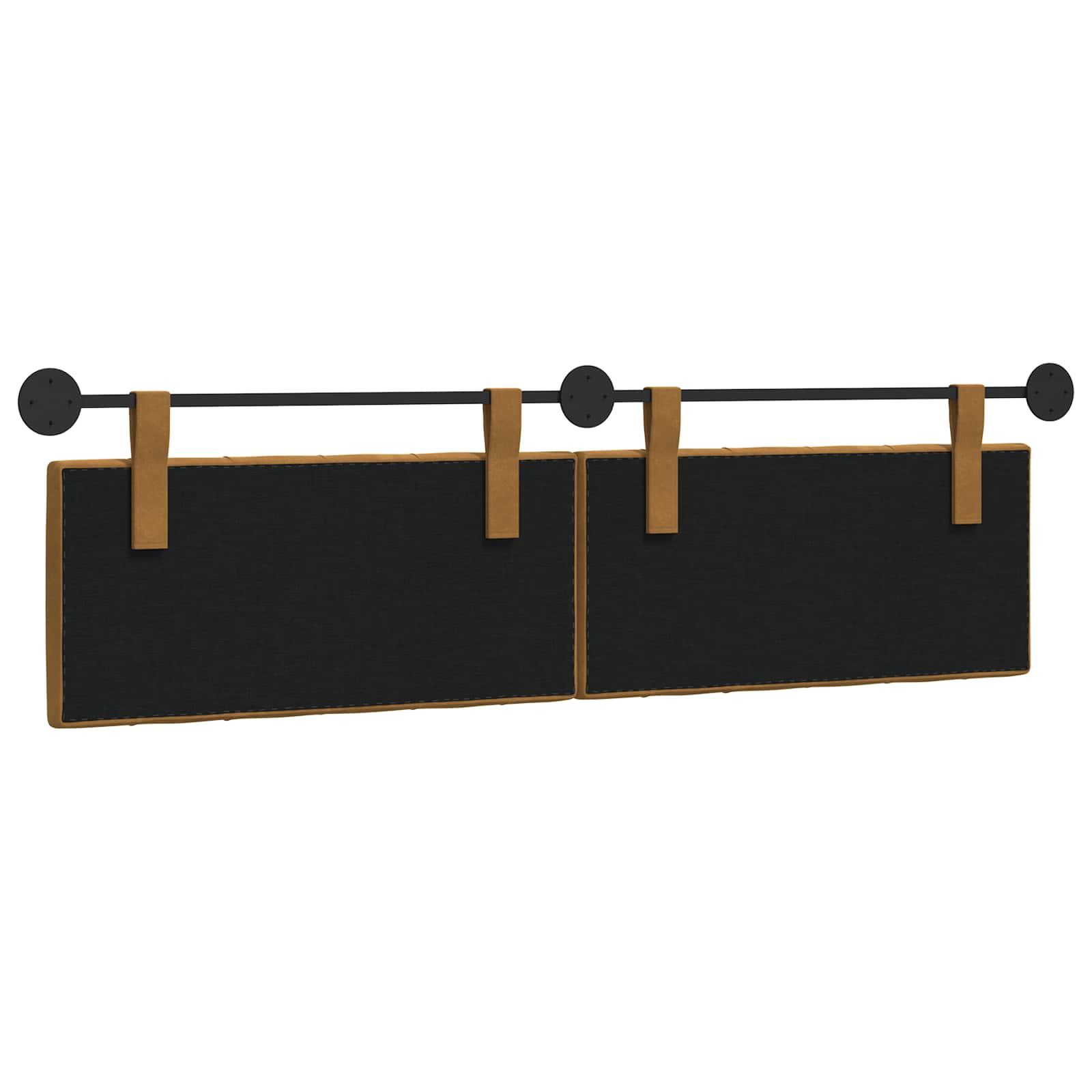 Tête de lit suspendue Marron 190 x 55 x 7 cm Velours - XIOS