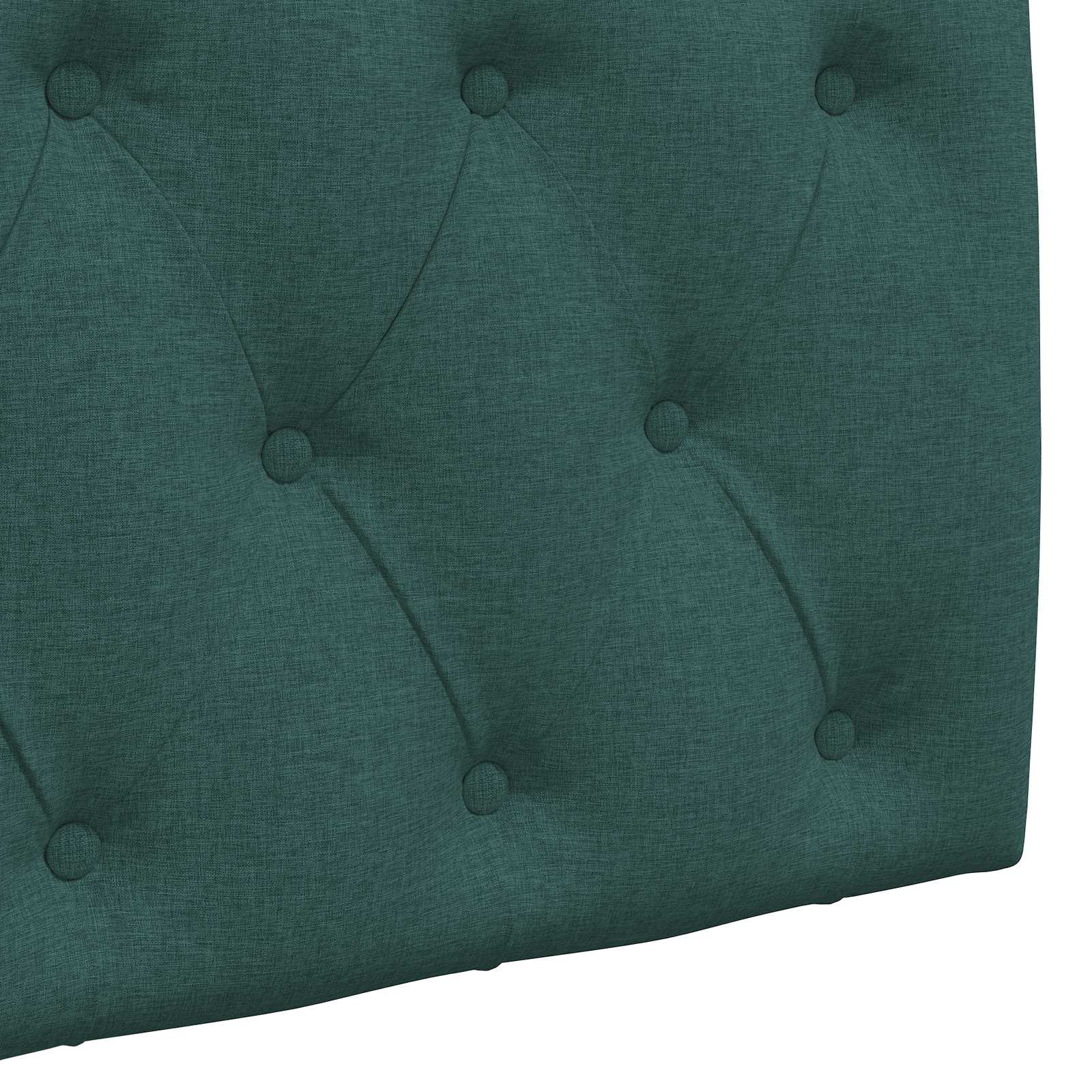 Tête de lit suspendue Vert foncé 210 x 55 x 7 cm tissu - XIOS
