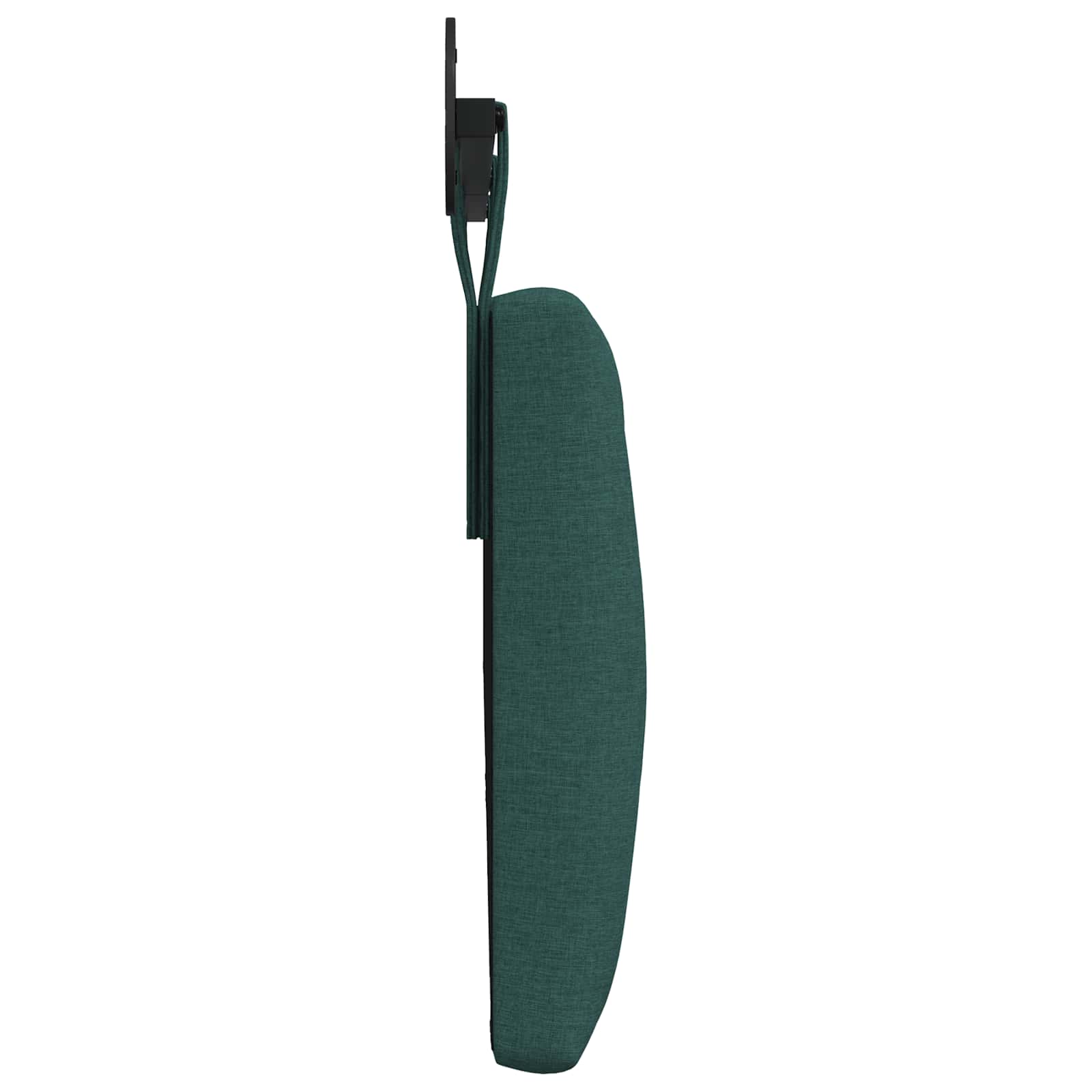 Tête de lit suspendue Vert foncé 210 x 55 x 7 cm tissu - XIOS