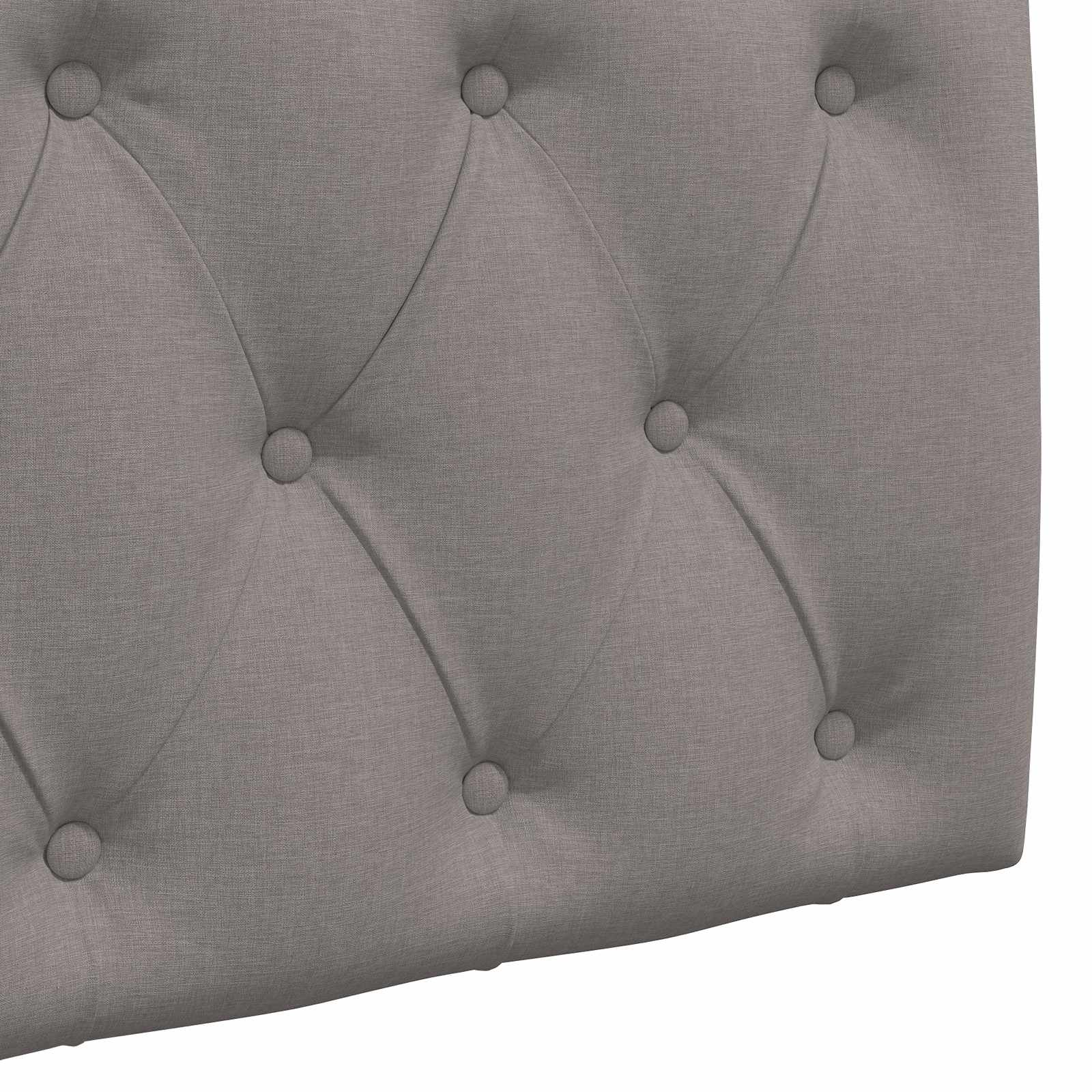 Tête de lit suspendue Taupe Tissu - XIOS