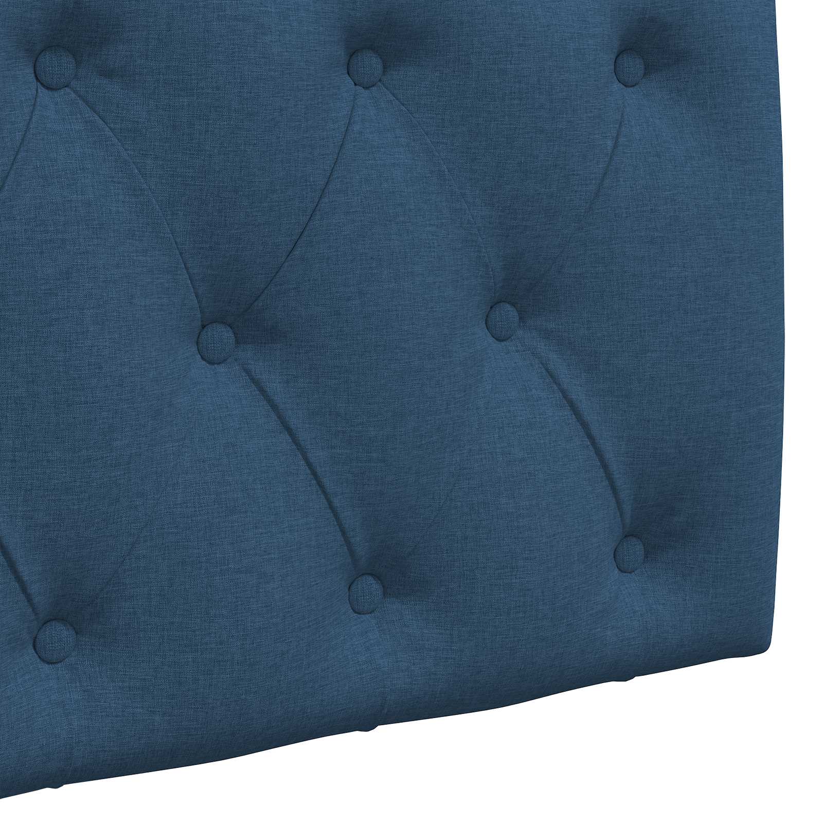Tête de lit suspendue Montage mural Bleu 210 x 55 x 7 cm tissu - XIOS