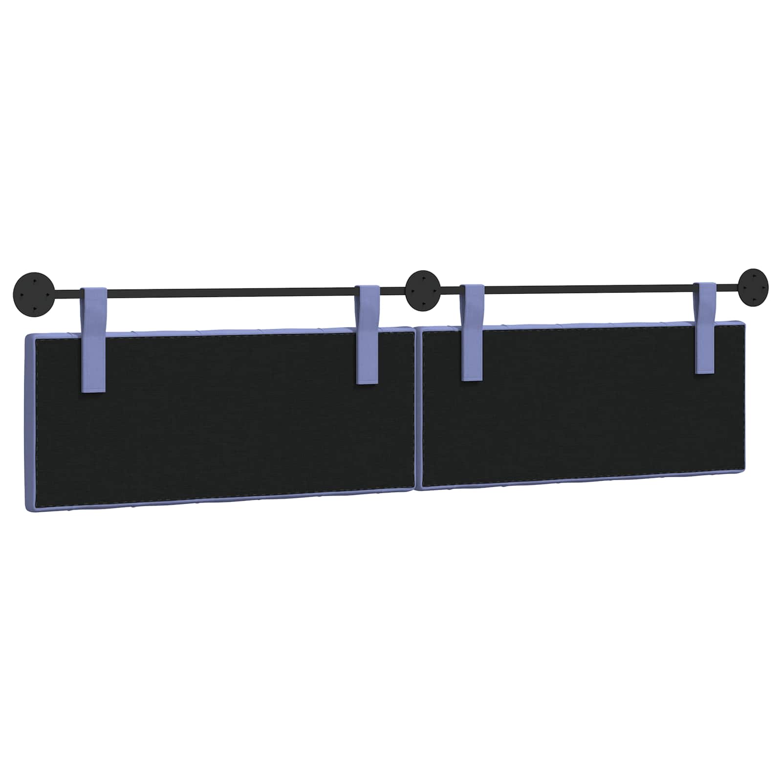Tête de lit suspendue Bleu denim Tissu - XIOS
