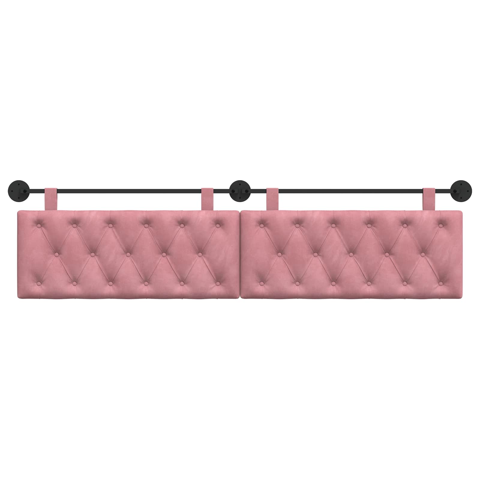Tête de lit suspendue Rose Velours - XIOS