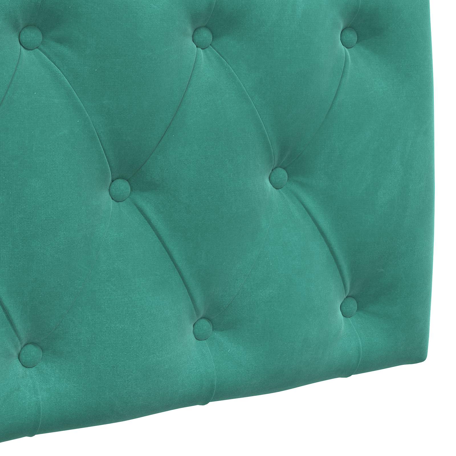 Tête de lit suspendue Turquoise Velours - XIOS