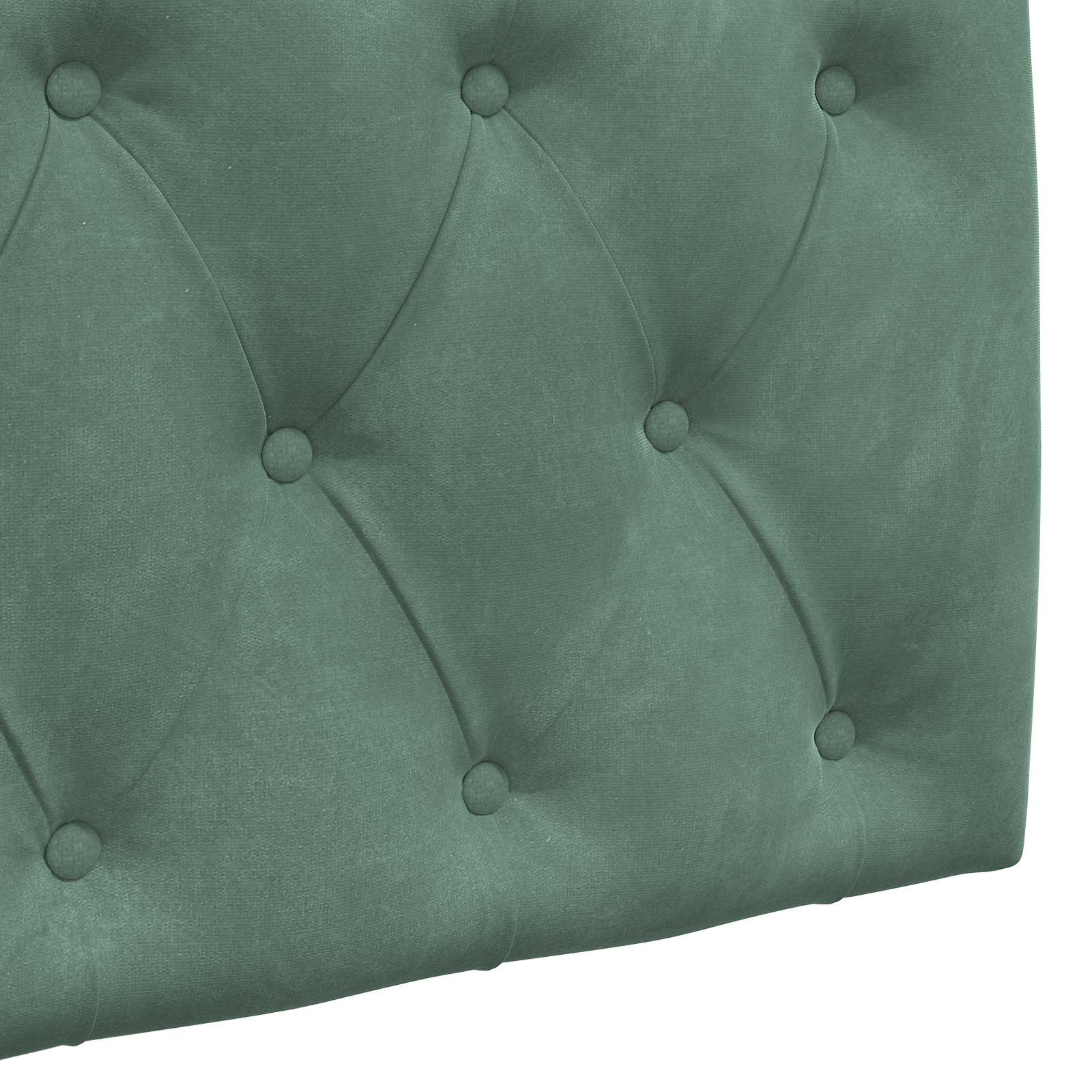 Tête de lit suspendue Vert Mer 210 x 55 x 7 cm Velours - XIOS