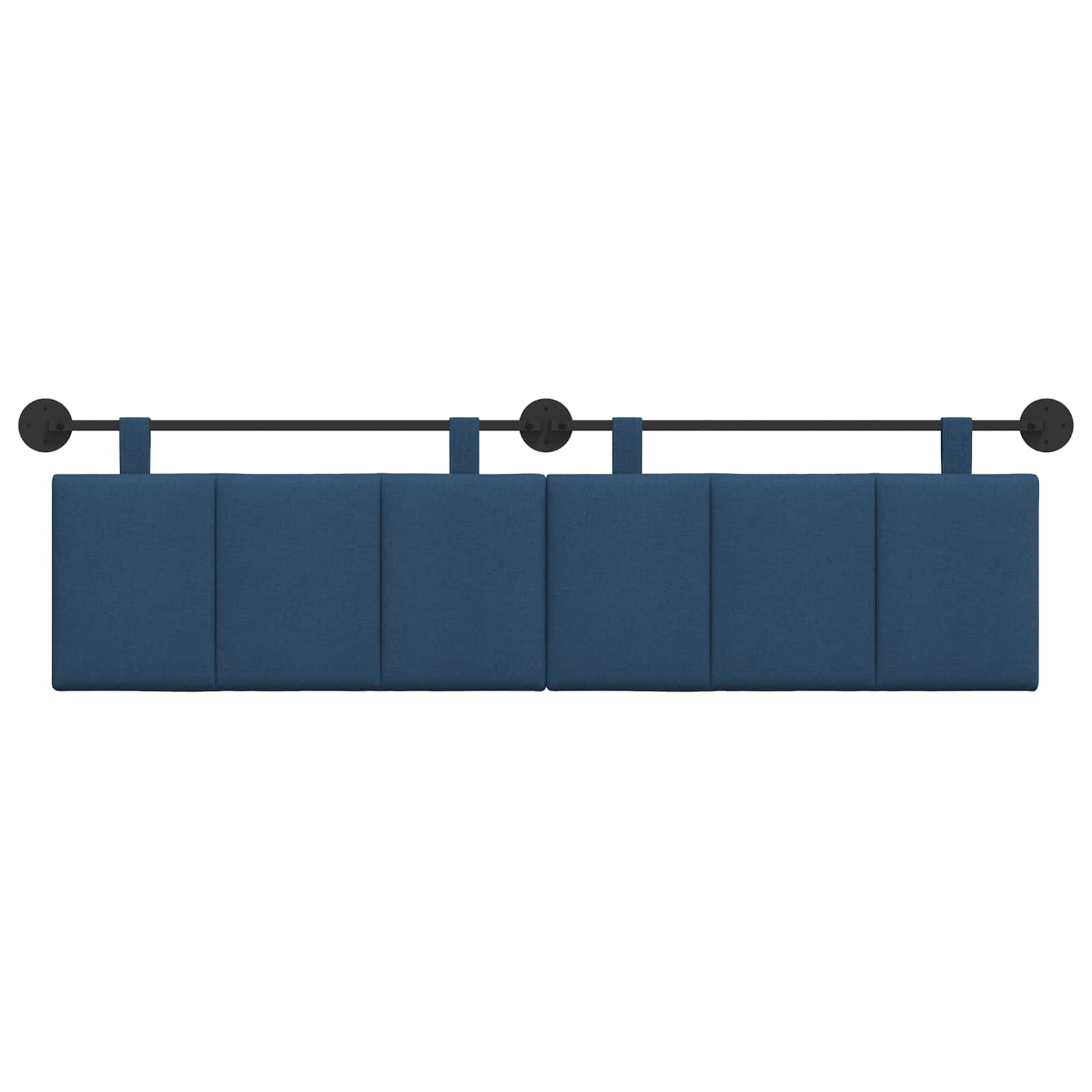 Tête de lit suspendue Bleu Tissu - XIOS