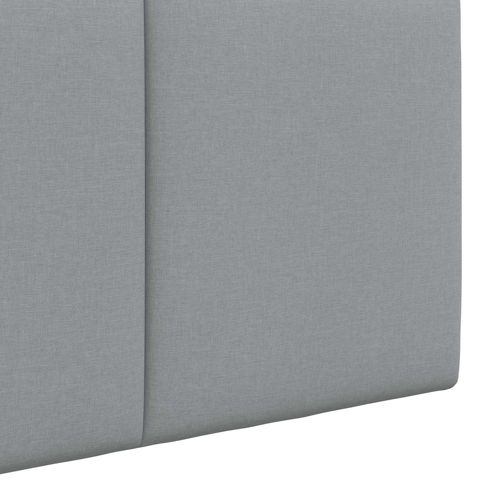Tête de lit suspendue Gris clair Tissu - XIOS