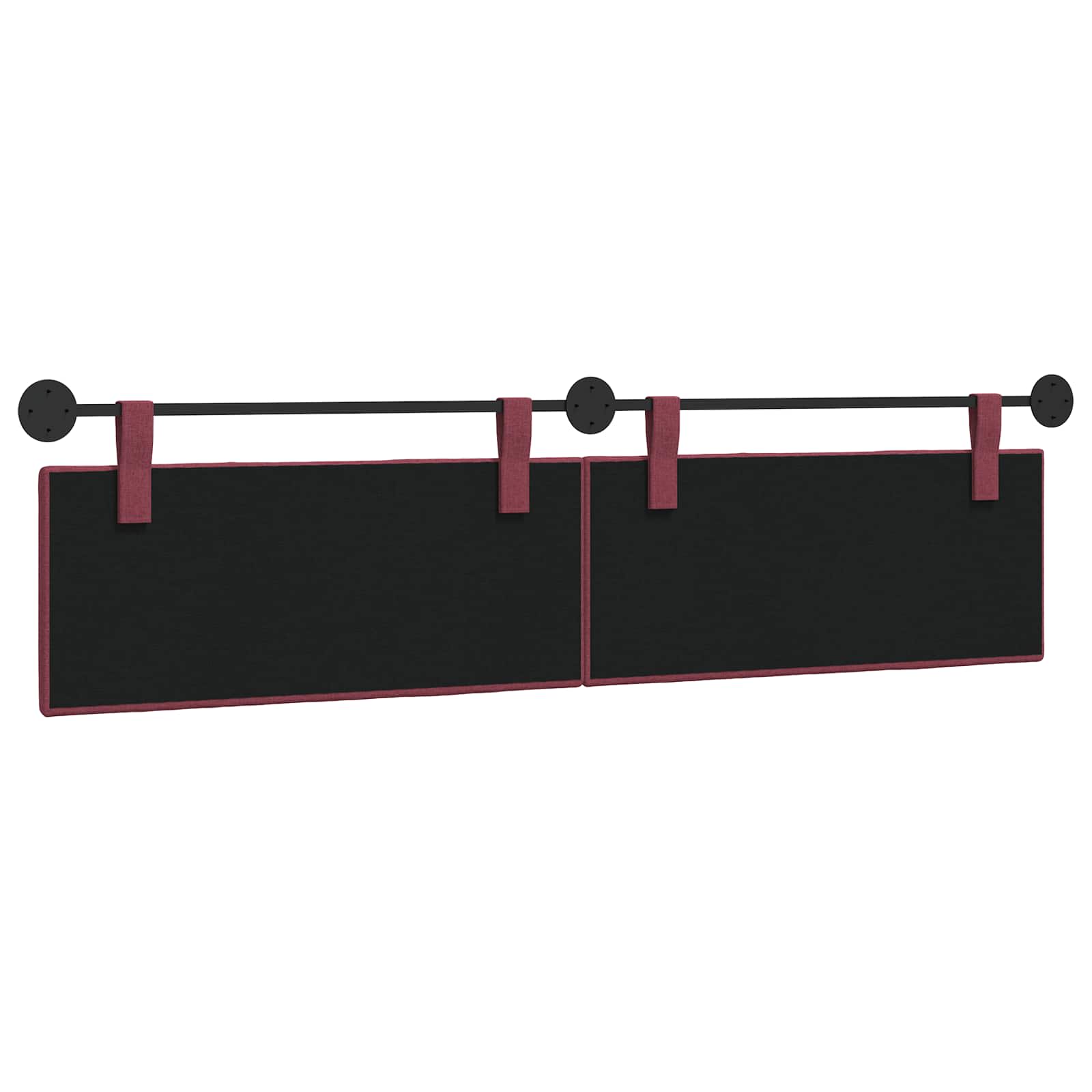 Tête de lit suspendue Bordeaux Tissu - XIOS