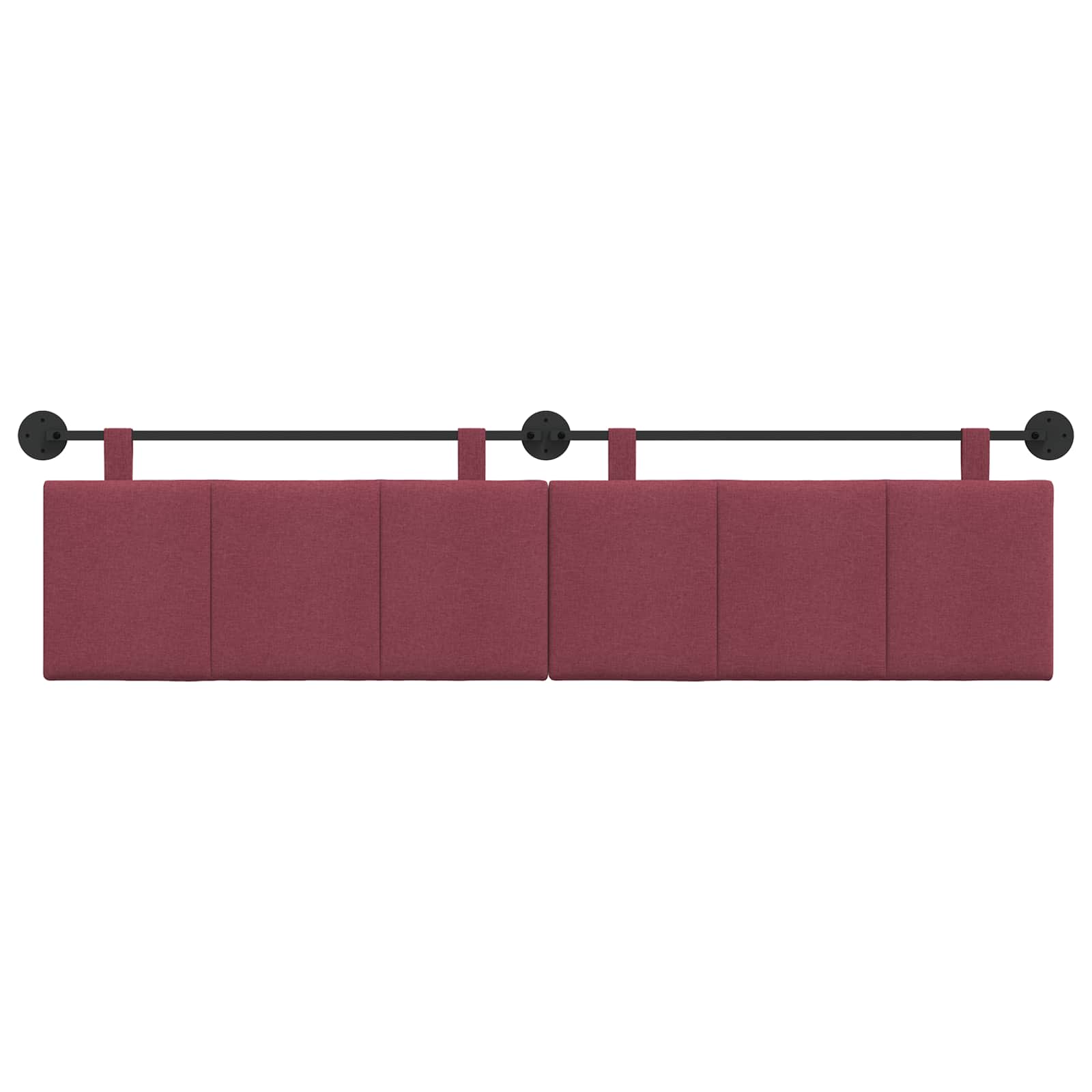 Tête de lit suspendue Bordeaux Tissu - XIOS