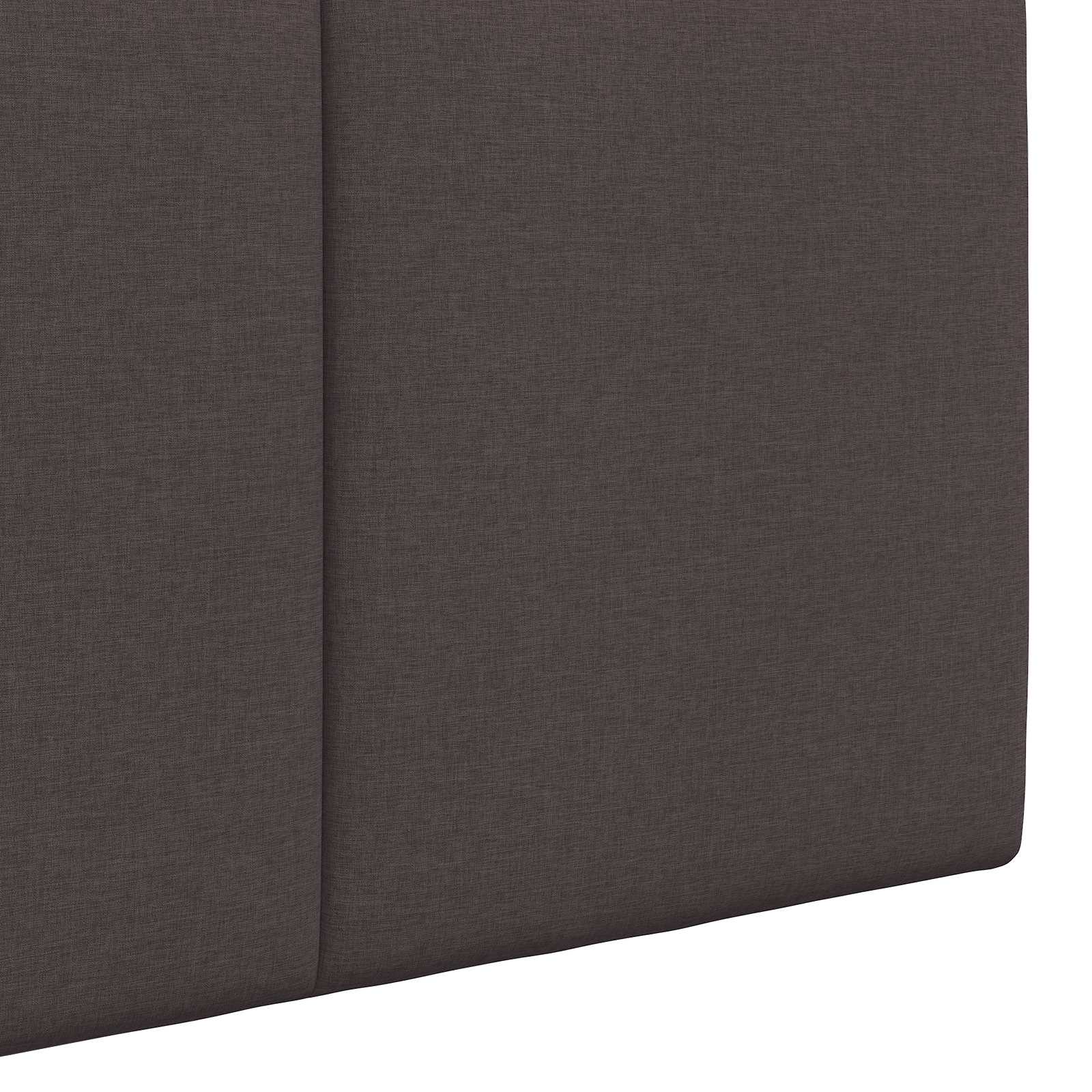 Tête de lit suspendue Marron foncé Tissu - XIOS