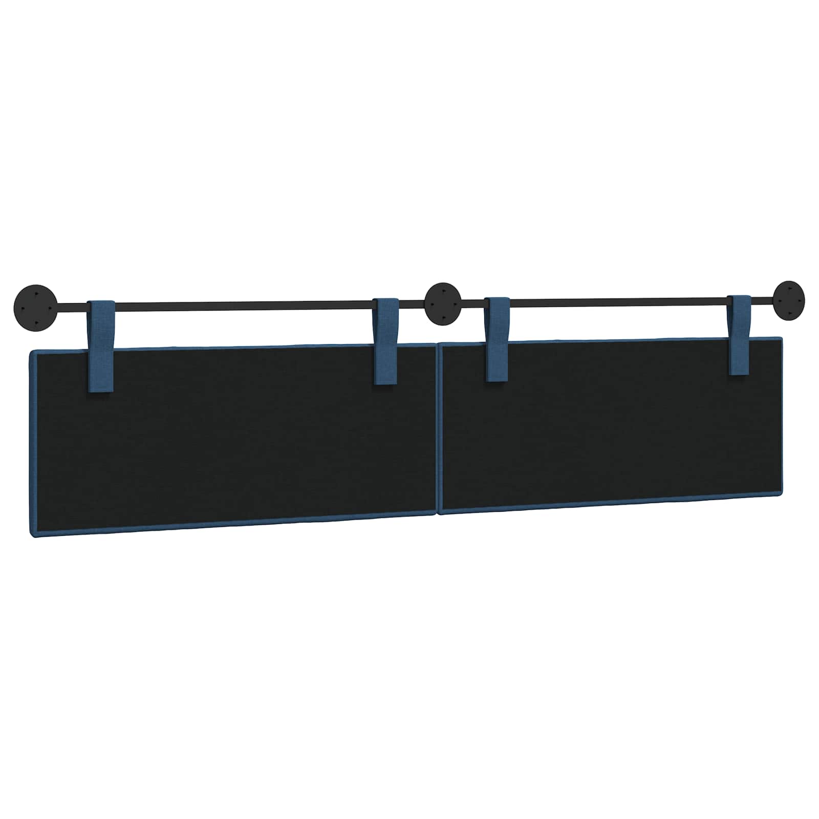 Tête de lit suspendue Bleu tissu - XIOS