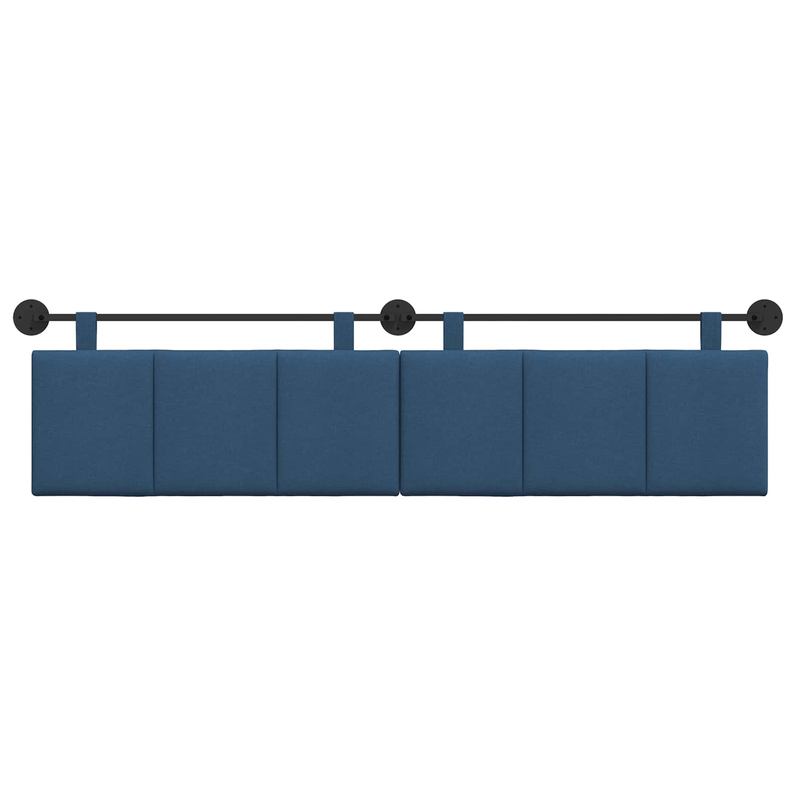 Tête de lit suspendue Bleu tissu - XIOS
