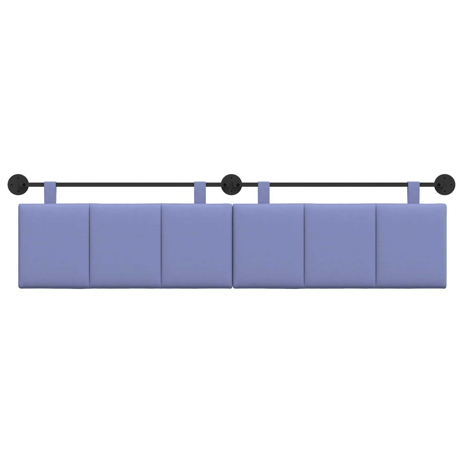 Tête de lit suspendue Bleu denim Tissu - XIOS