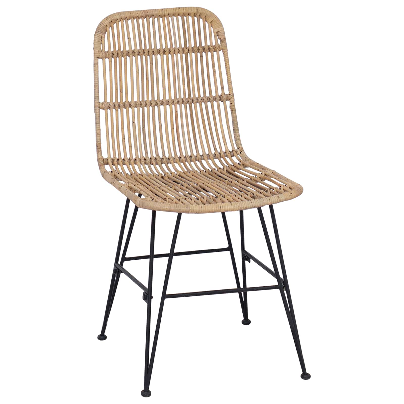 Chaise de salle à manger 2 pcs Naturel 41 x 55 x 85 cm - XIOS