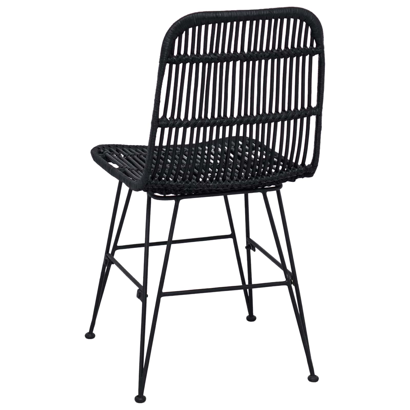 Chaise de salle à manger 2 pcs Noir 41 x 55 x 85 cm - XIOS