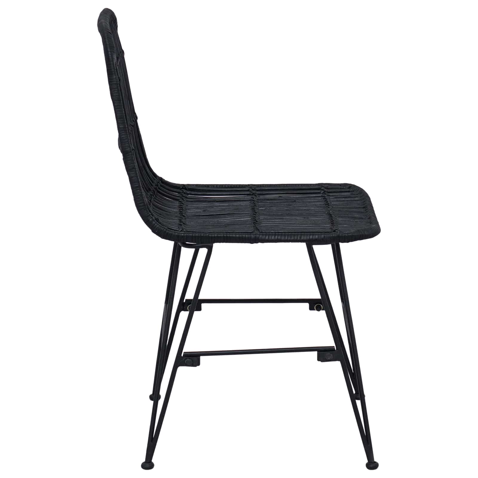 Chaise de salle à manger 2 pcs Noir 41 x 55 x 85 cm - XIOS
