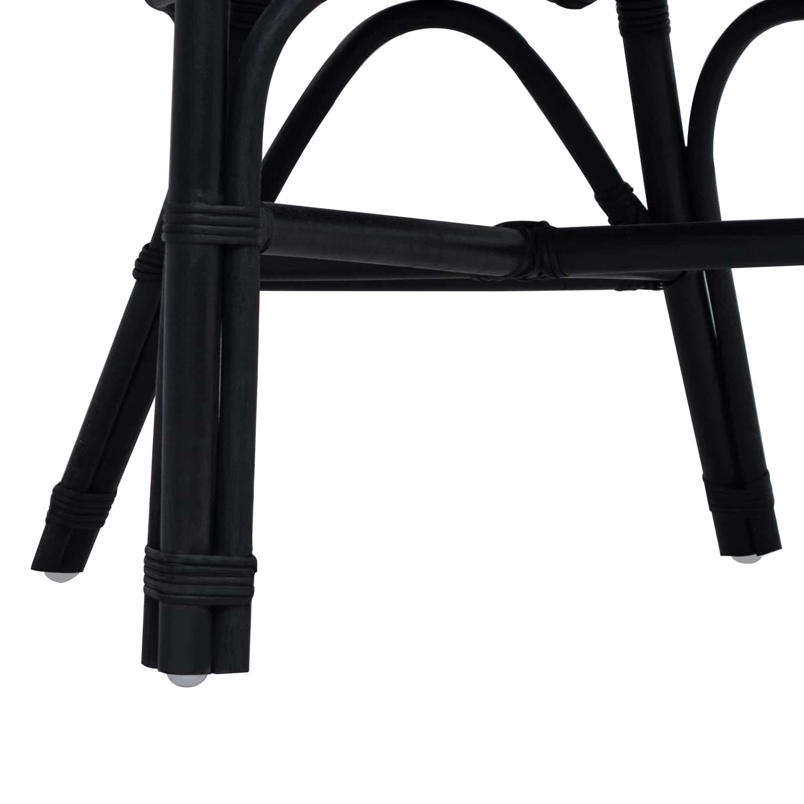 Chaise empilable Noir 60 x 60 x 81 cm Rotin - XIOS