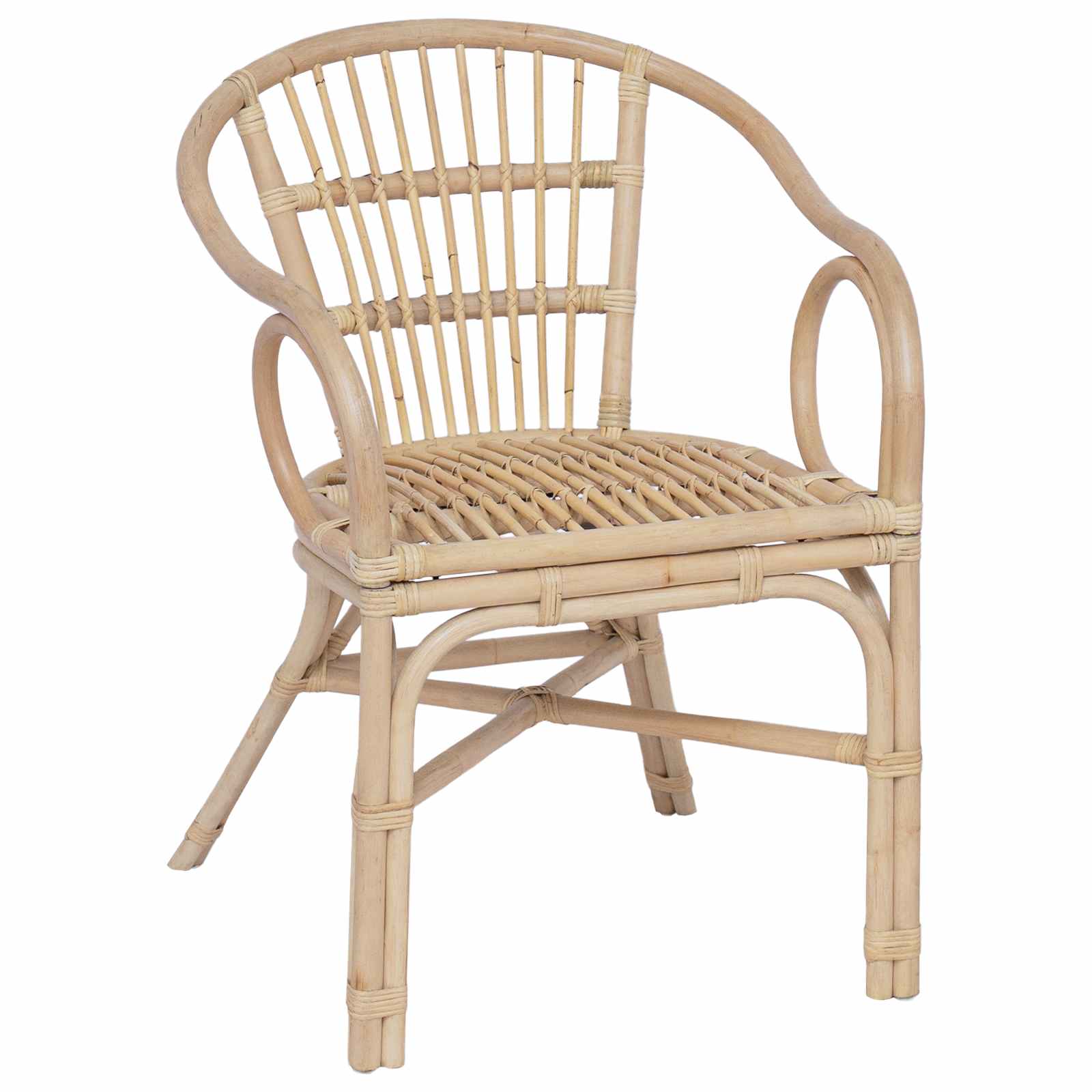 Chaise empilable Naturel 58 x 60 x 81 cm Rotin - XIOS