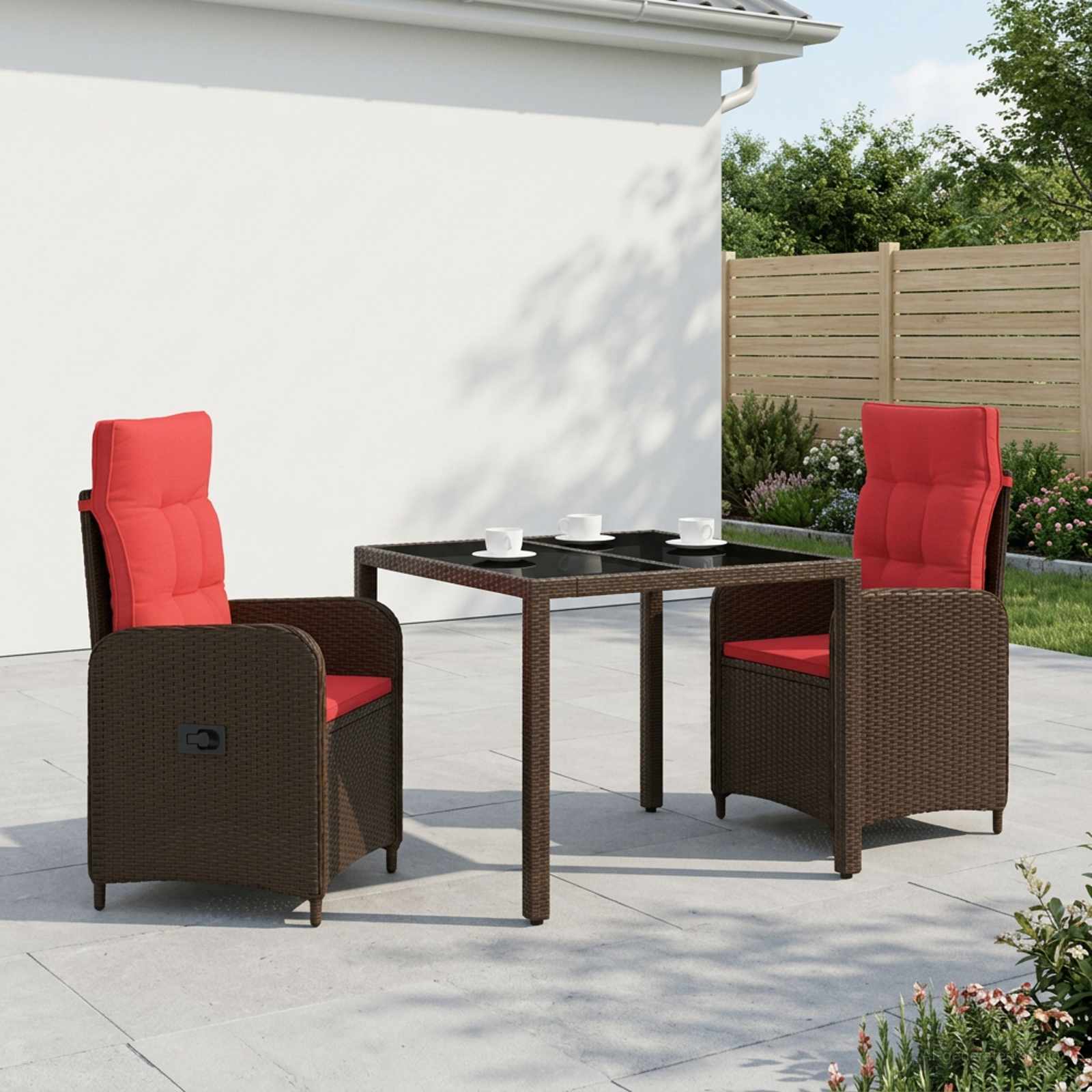 Ensemble de repas extérieur 3 pc polyrotin - XIOS