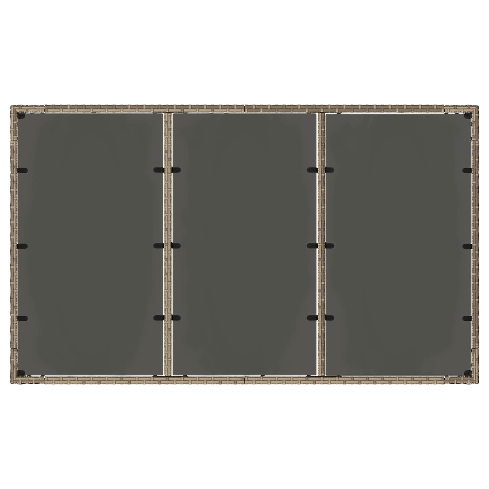 Ensemble de repas extérieur 5 pcs polyrotin